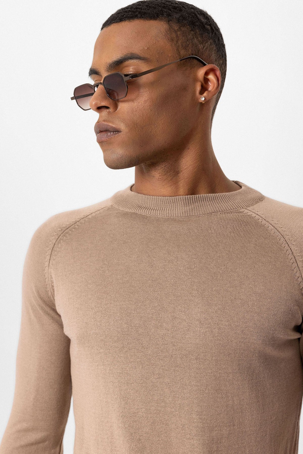 Antioch Bisiklet Yaka Slim Fit Triko Kazak
