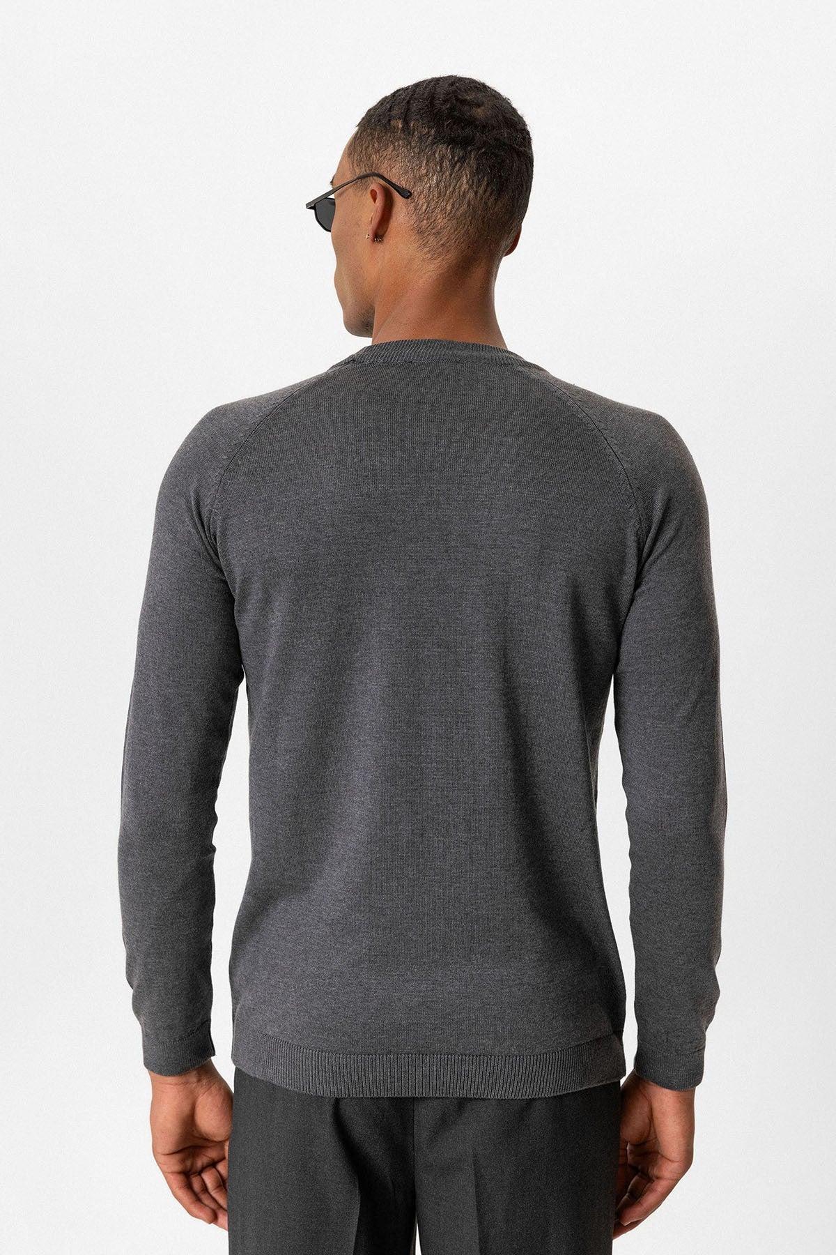 Antioch Bisiklet Yaka Slim Fit Triko Kazak