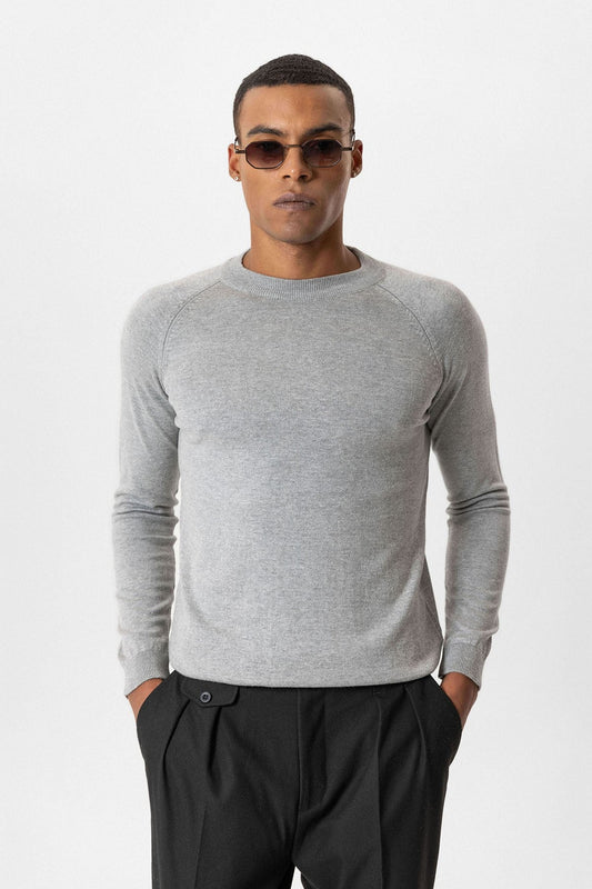 Antioch Bisiklet Yaka Slim Fit Triko Kazak