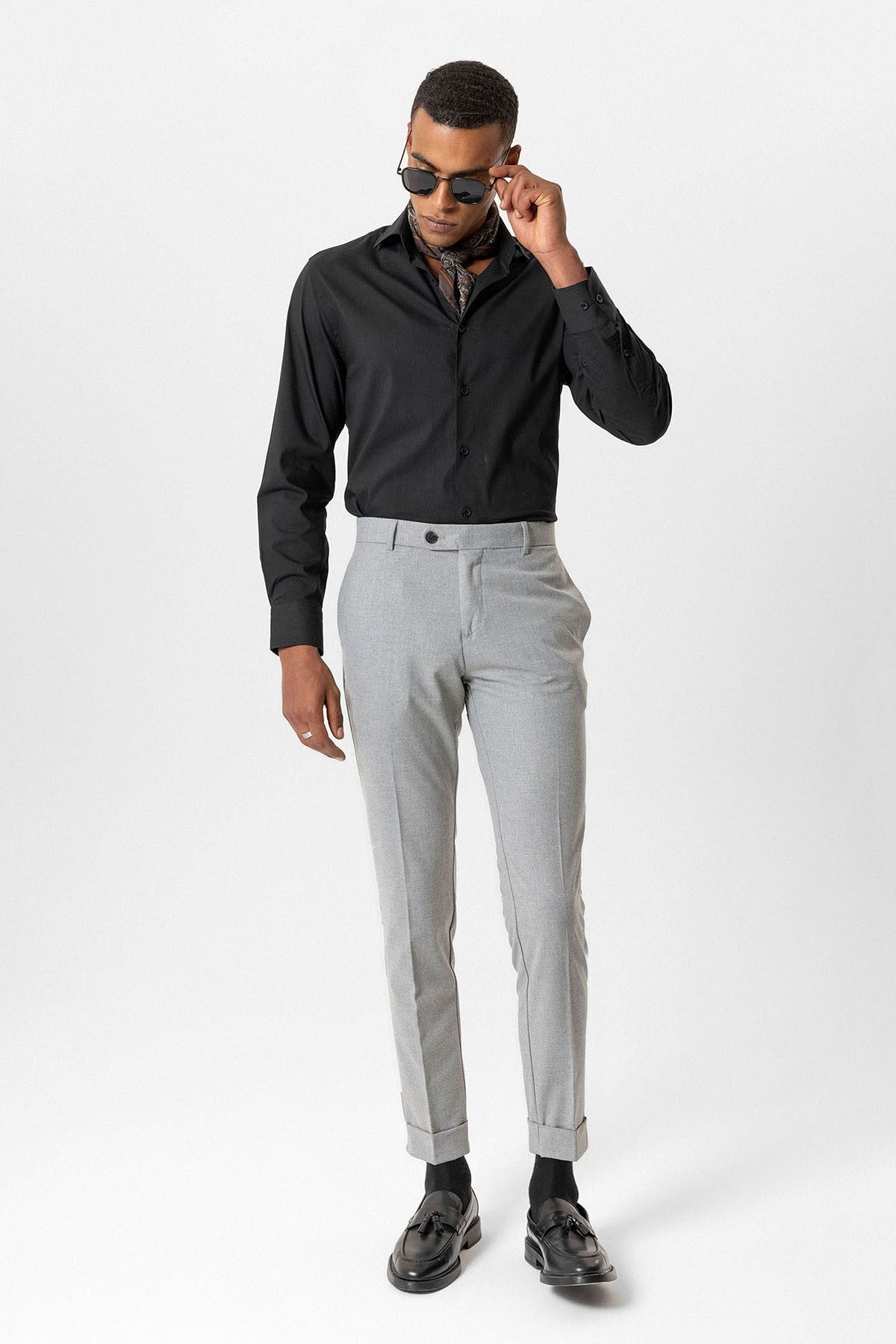Antioch Regular Fit Duble Paça Erkek Pantolon