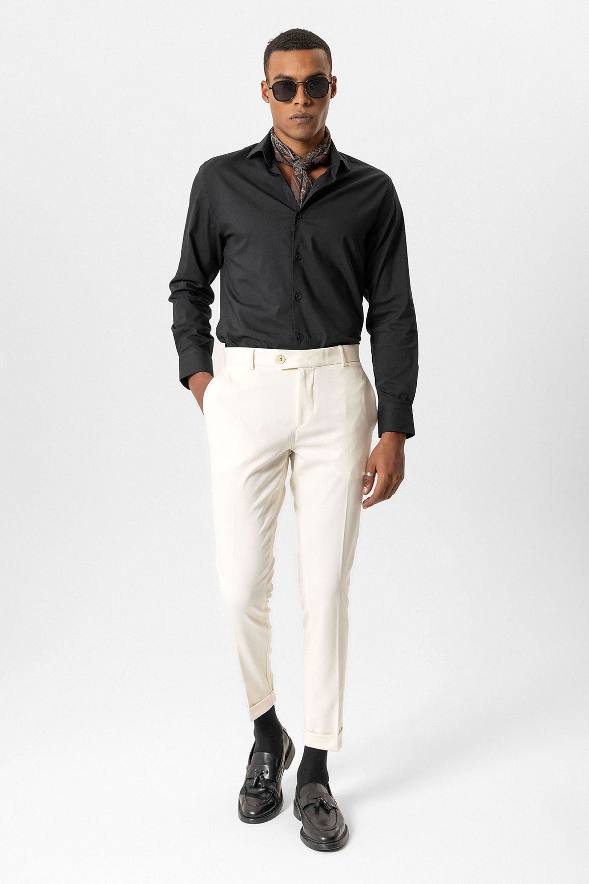 Antioch Regular Fit Duble Paça Erkek Pantolon
