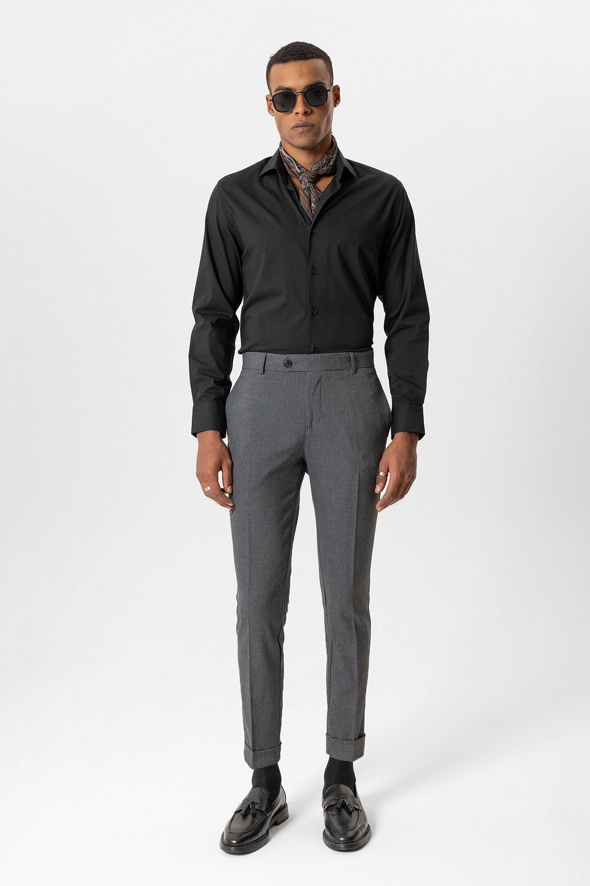 Antioch Regular Fit Duble Paça Erkek Pantolon