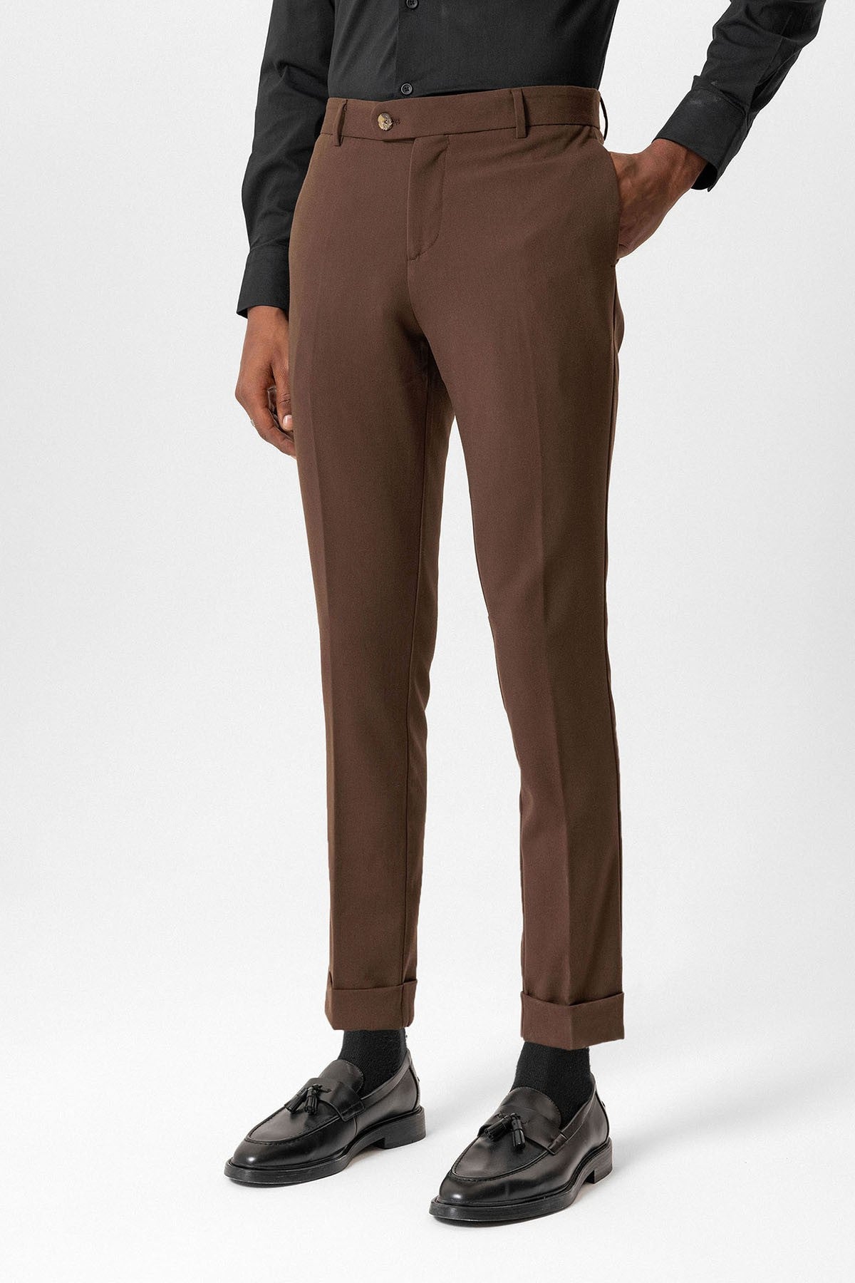Antioch Regular Fit Duble Paça Erkek Pantolon