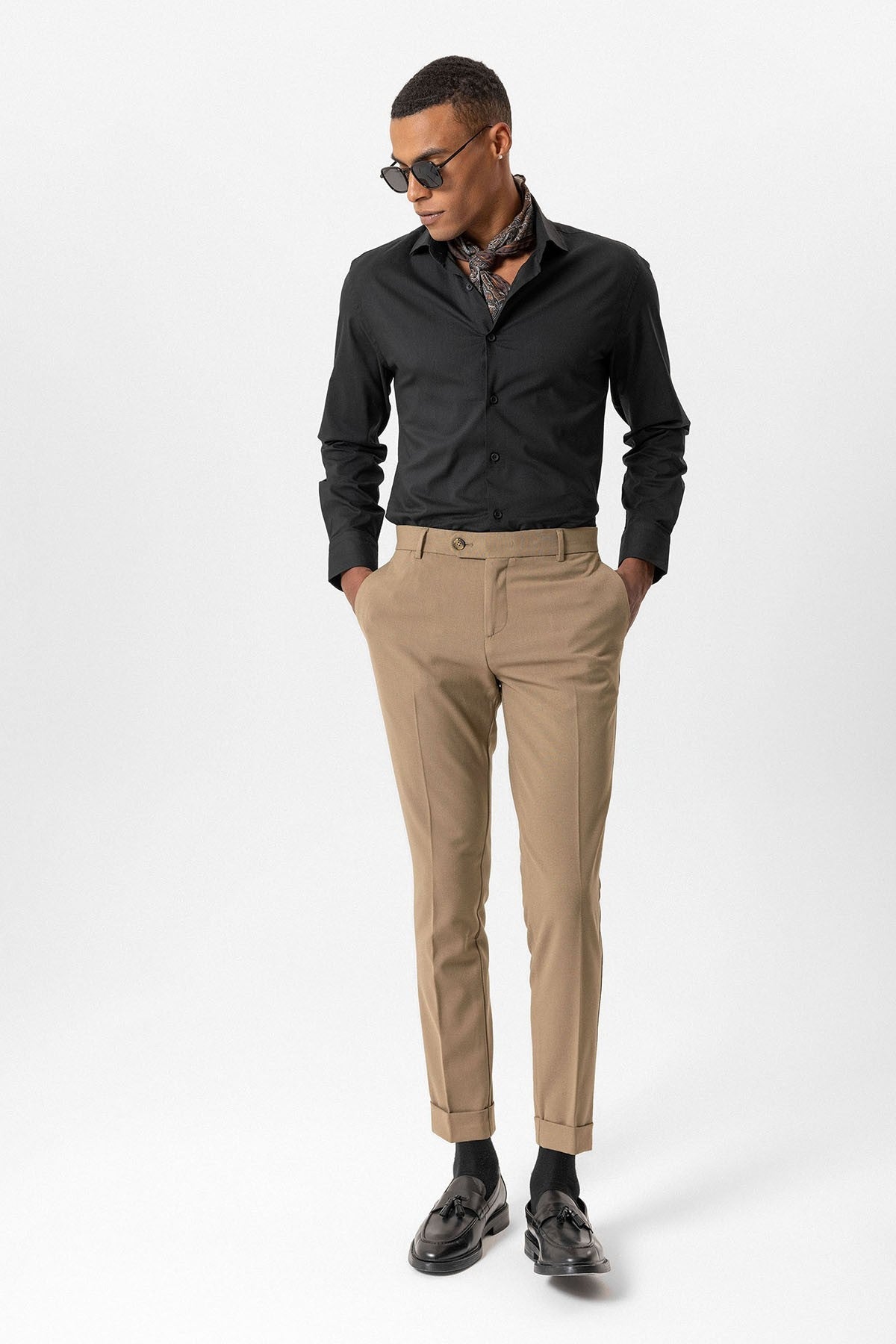 Antioch Regular Fit Duble Paça Erkek Pantolon