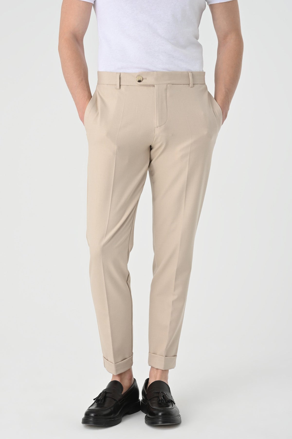 Antioch Regular Fit Duble Paça Erkek Pantolon