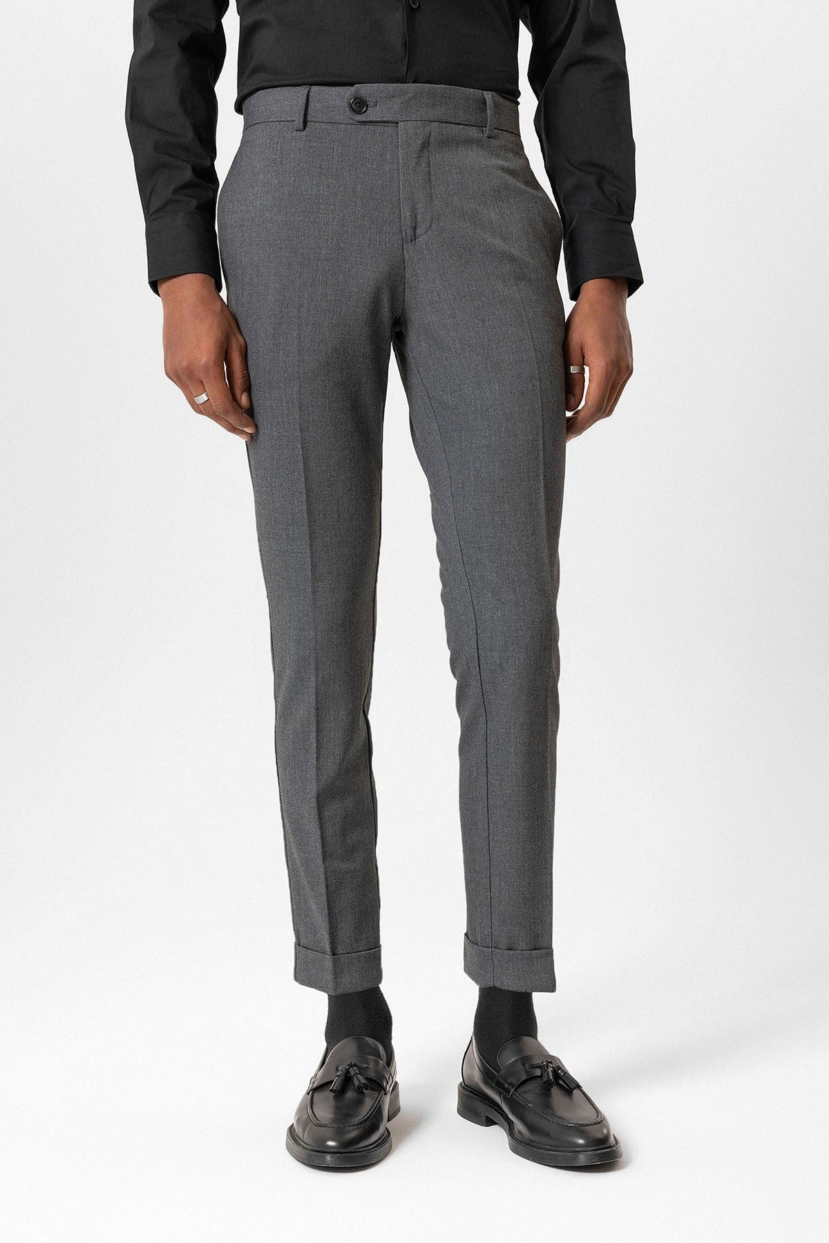 Antioch Regular Fit Duble Paça Erkek Pantolon