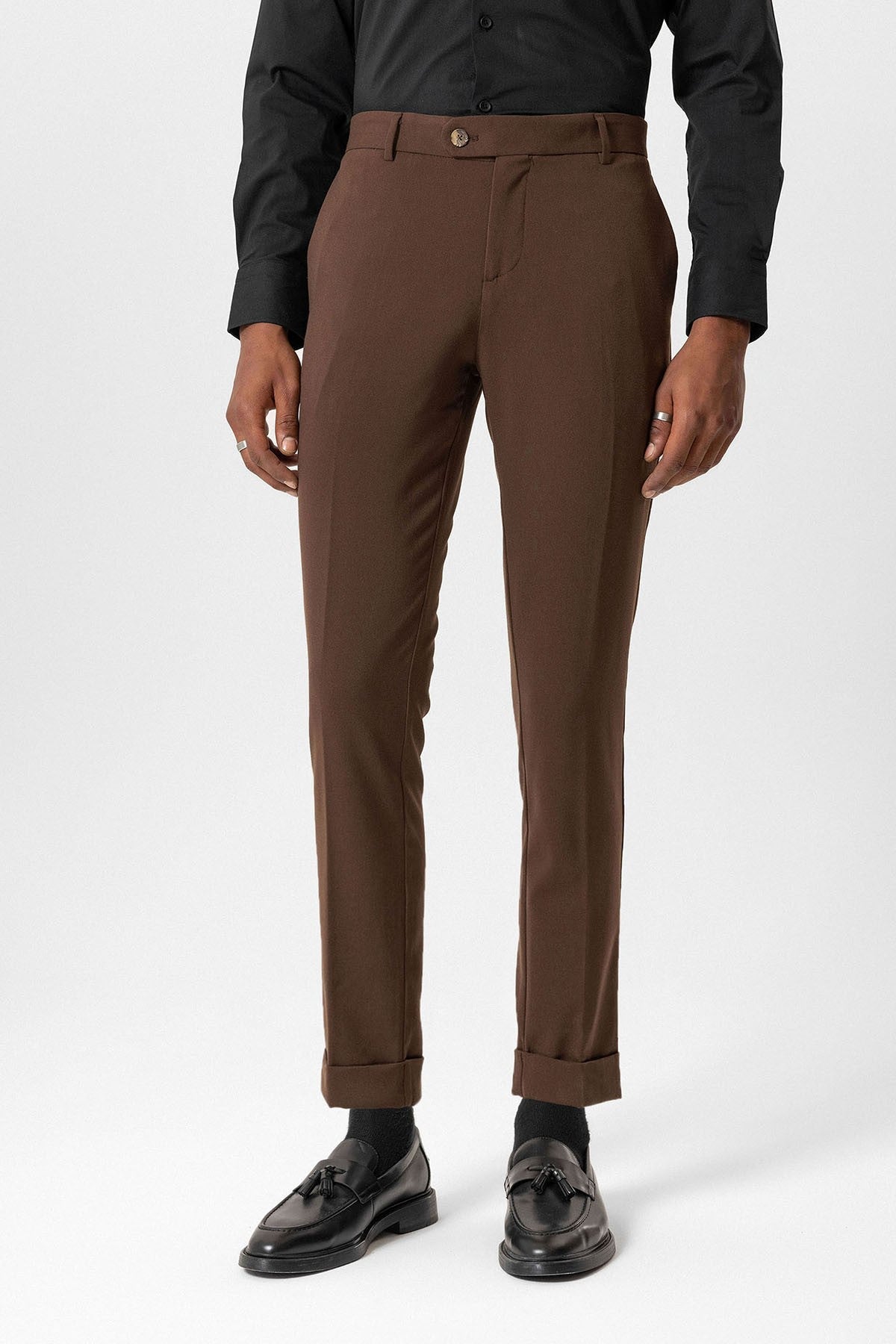 Antioch Regular Fit Duble Paça Erkek Pantolon
