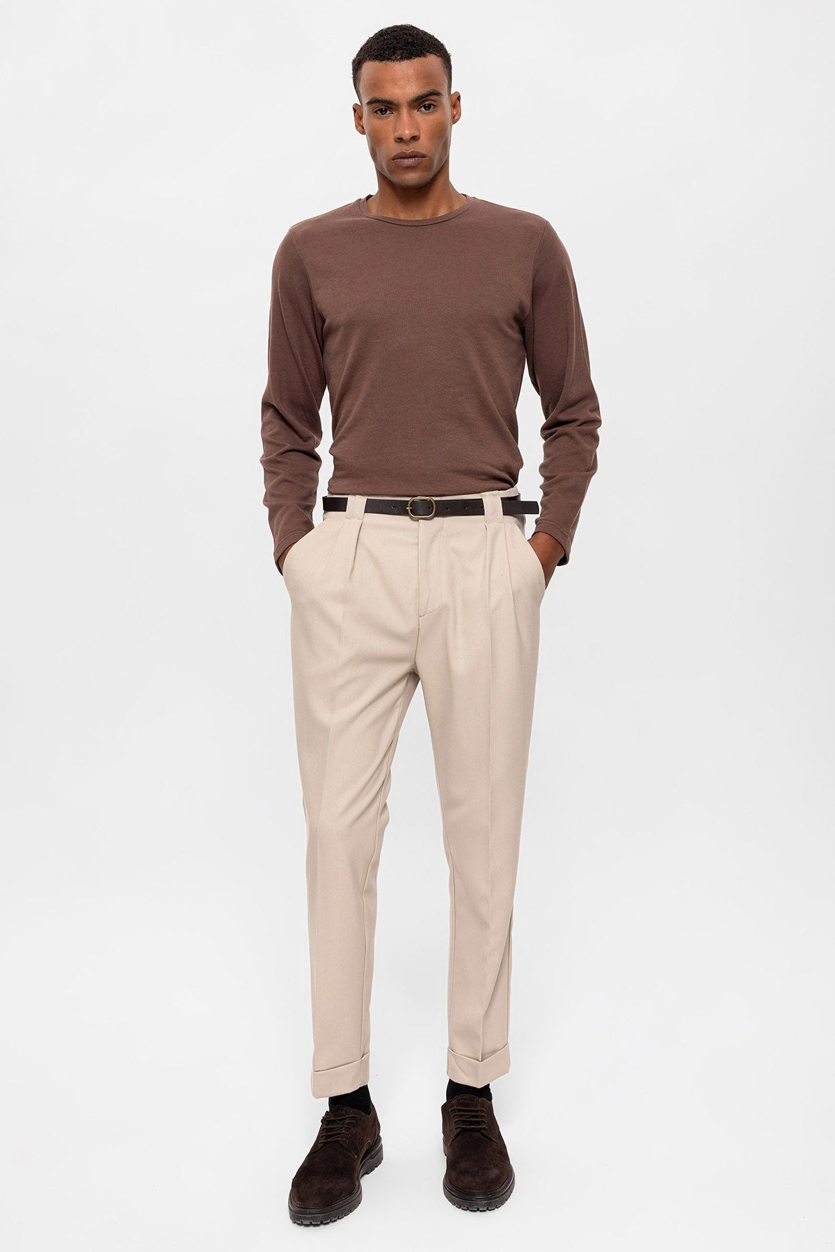 Antioch Kemerli Double Paça Pantolon