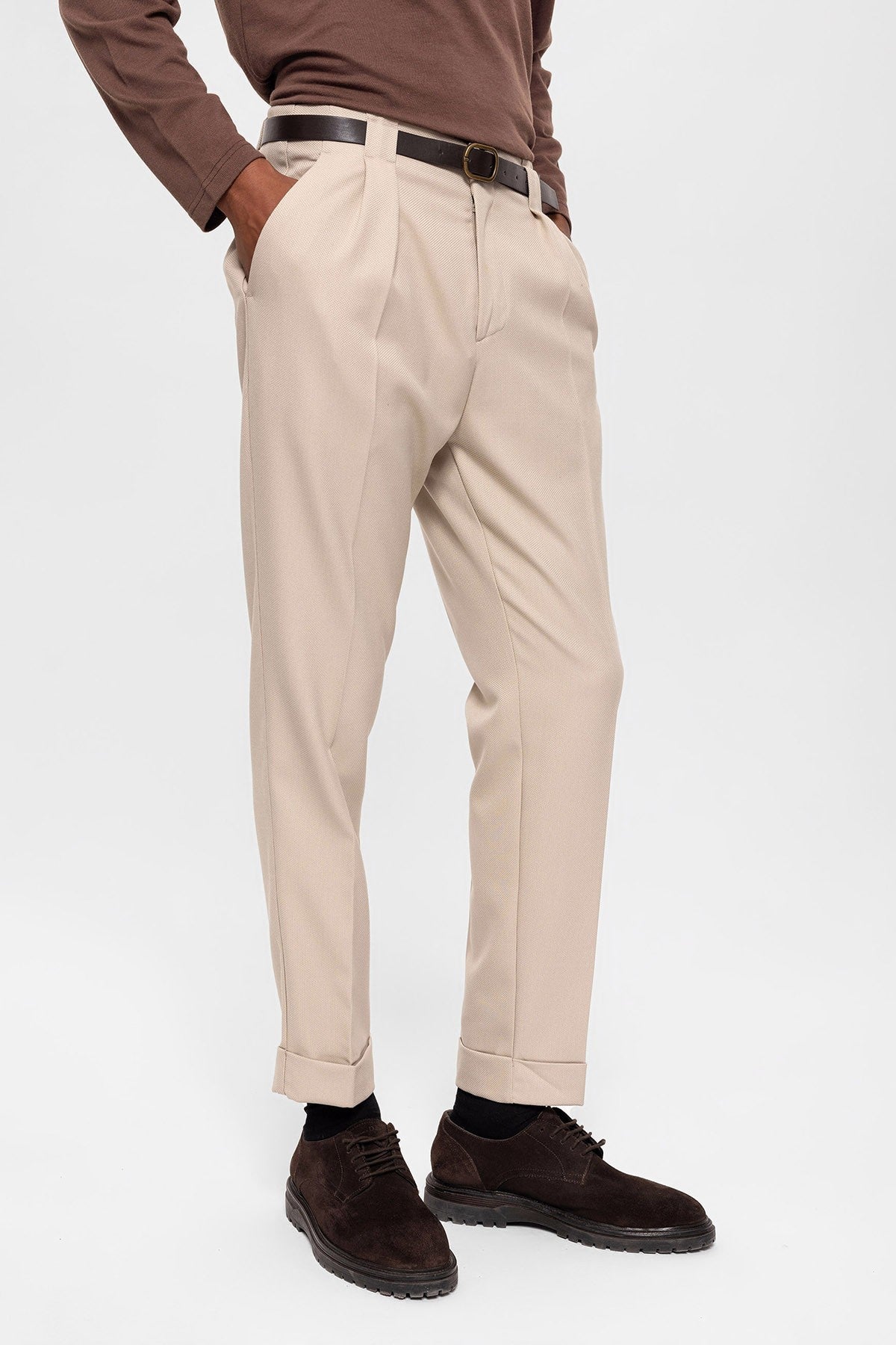 Antioch Kemerli Double Paça Pantolon