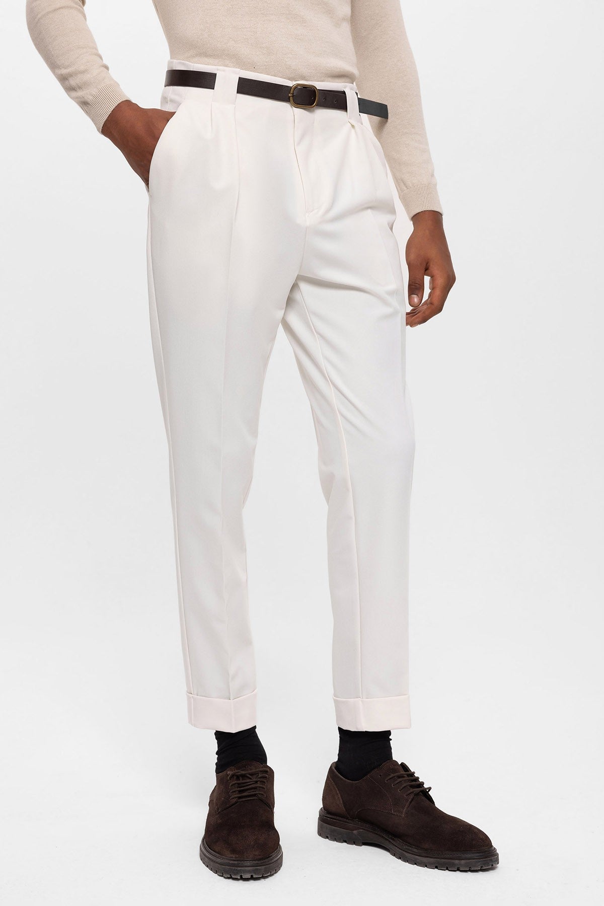 Antioch Kemerli Double Paça Pantolon