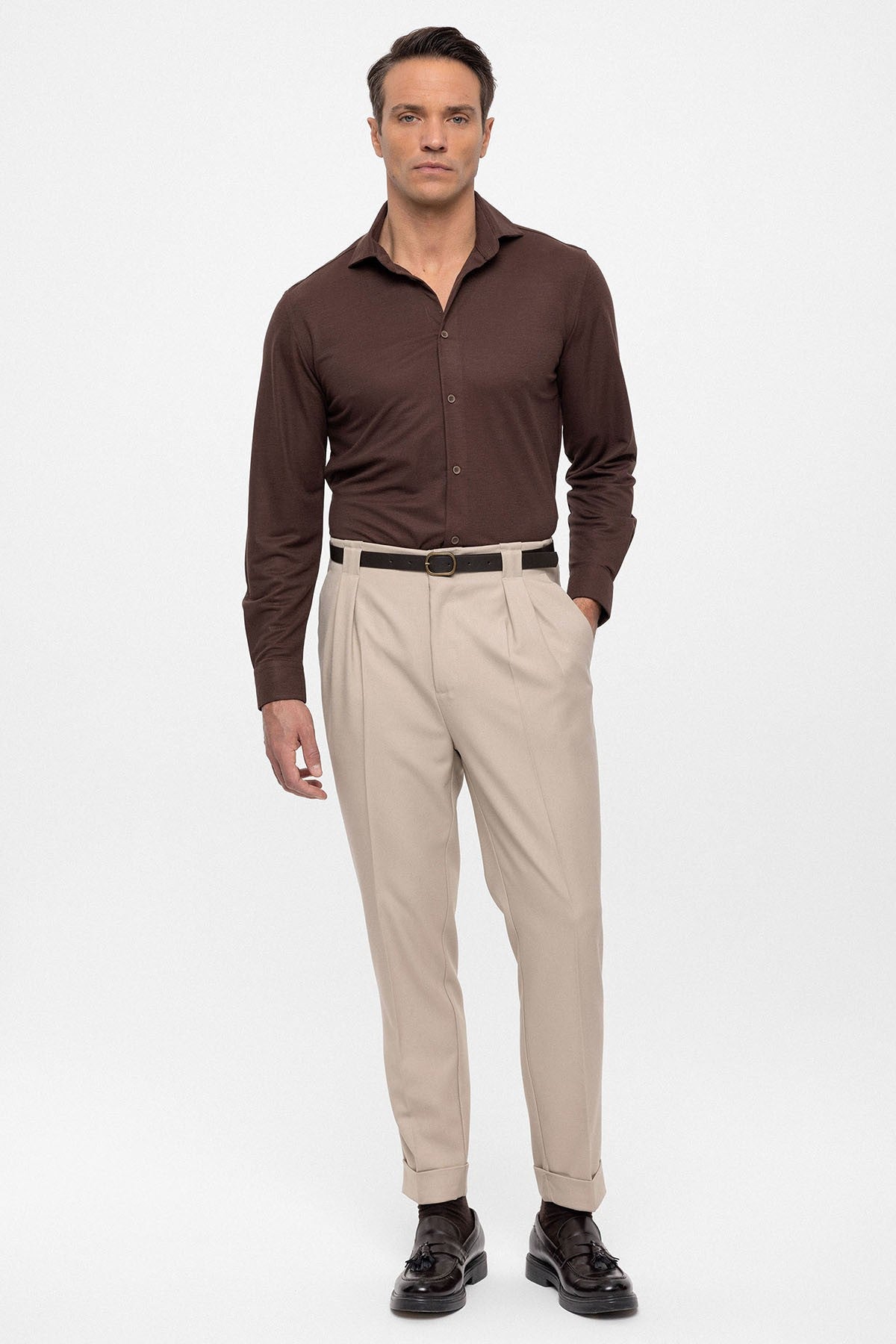 Antioch Kemerli Double Paça Pantolon