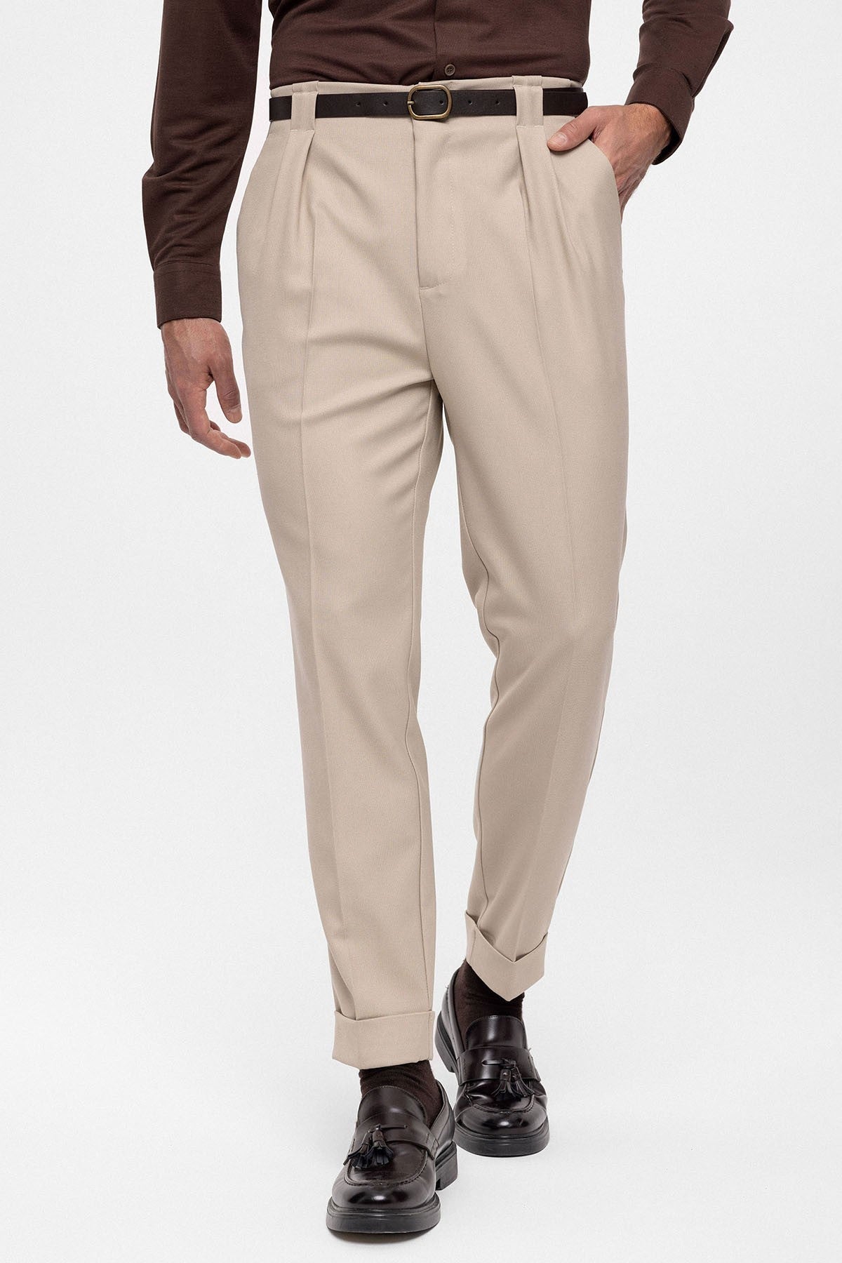 Antioch Kemerli Double Paça Pantolon