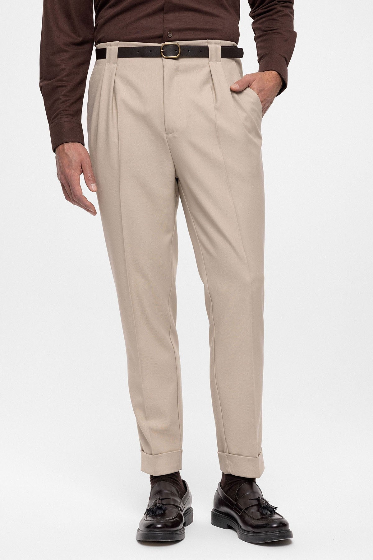 Antioch Kemerli Double Paça Pantolon
