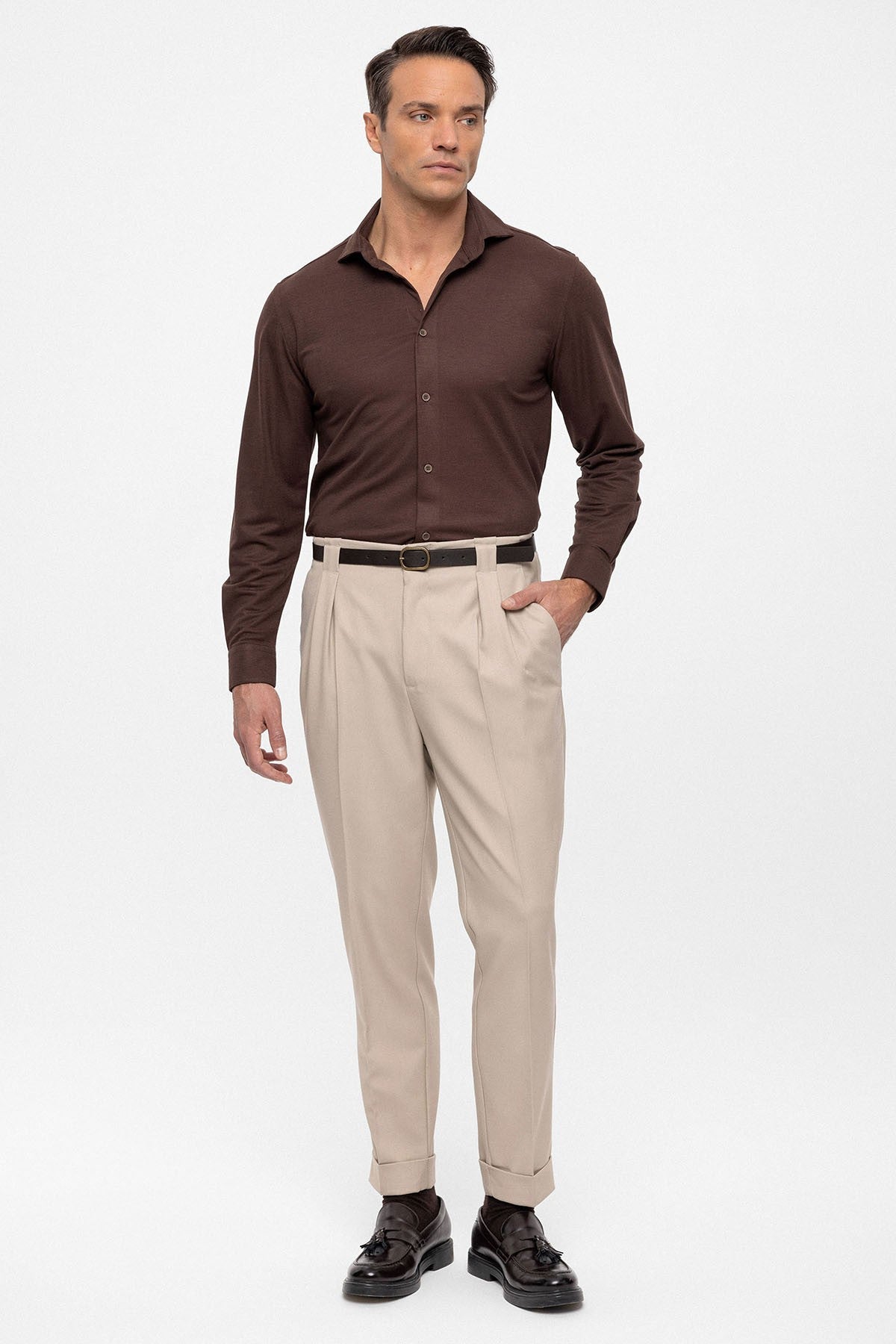 Antioch Kemerli Double Paça Pantolon