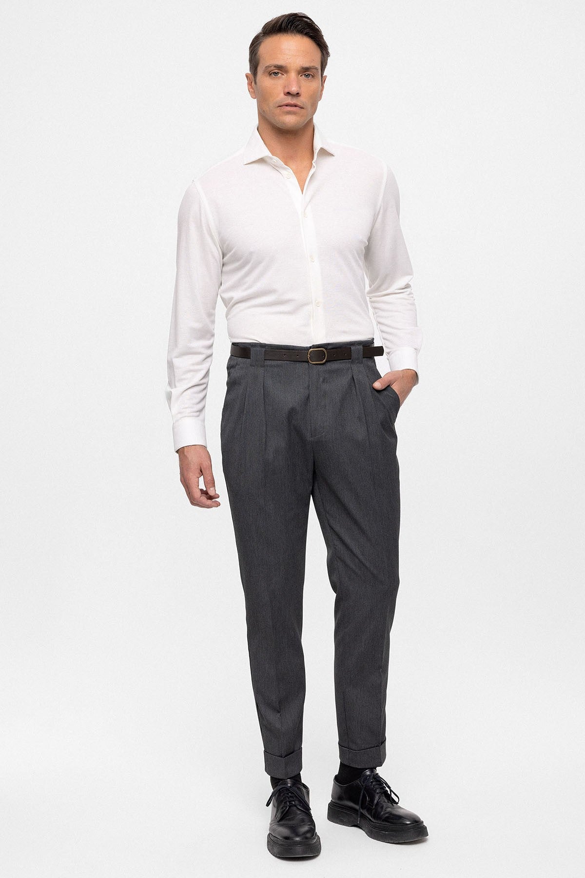 Antioch Kemerli Double Paça Pantolon