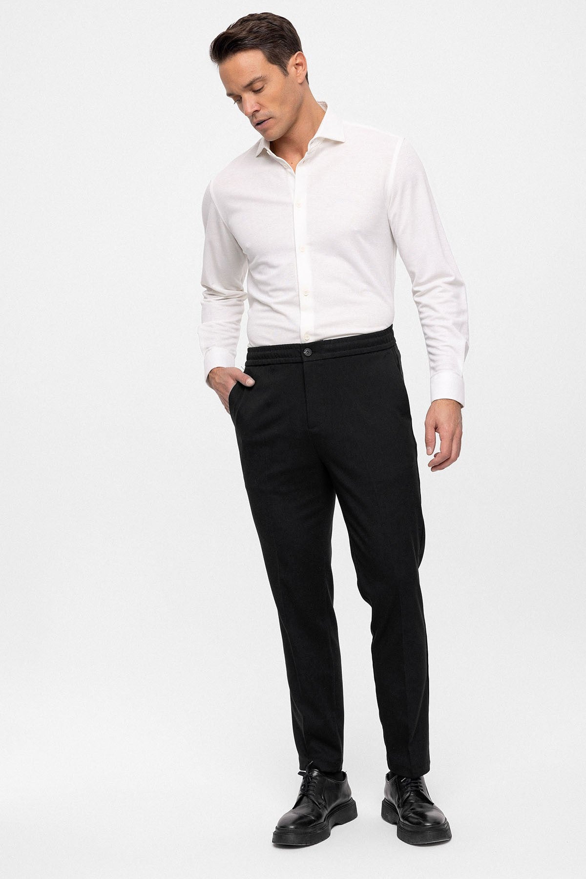 Antioch Beli Lastikli Regular Fit Erkek Pantolon