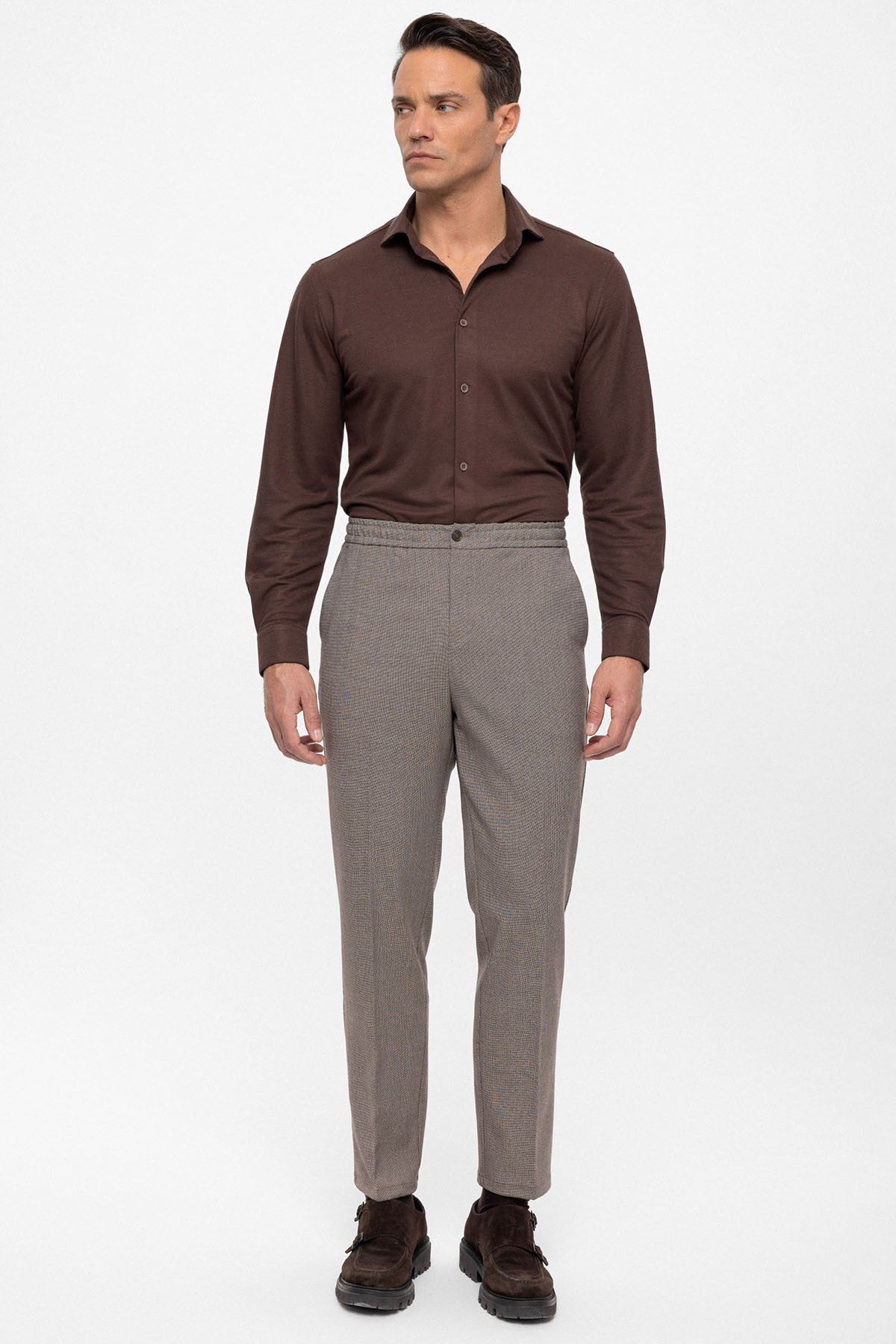 Antioch Beli Lastikli Regular Fit Erkek Pantolon