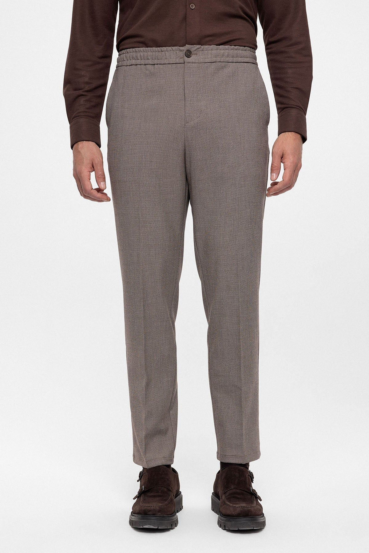 Antioch Beli Lastikli Regular Fit Erkek Pantolon