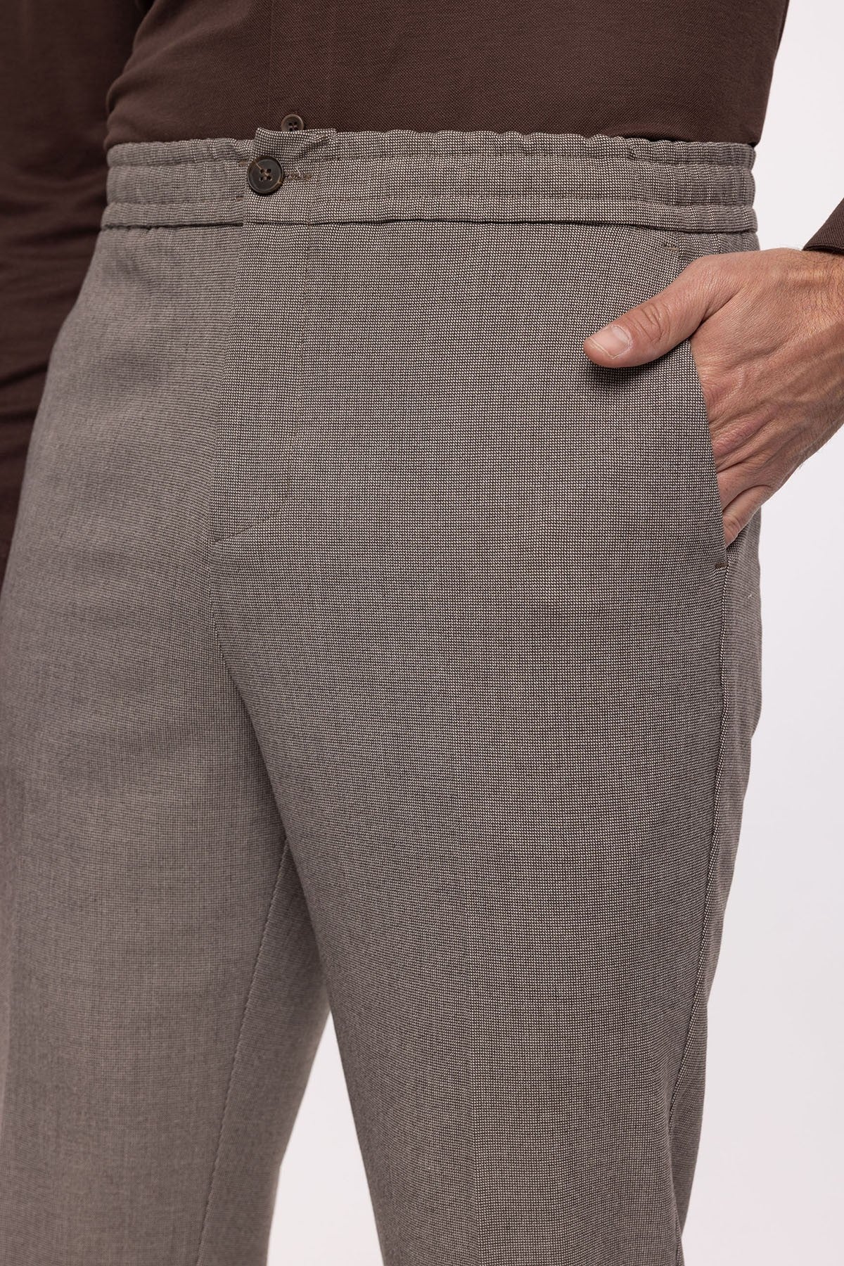 Antioch Beli Lastikli Regular Fit Erkek Pantolon