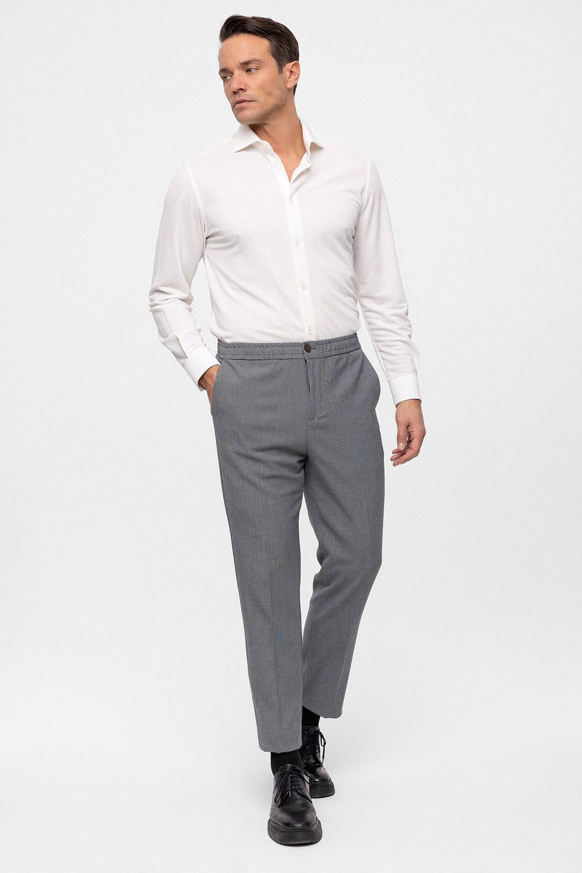 Antioch Beli Lastikli Regular Fit Erkek Pantolon