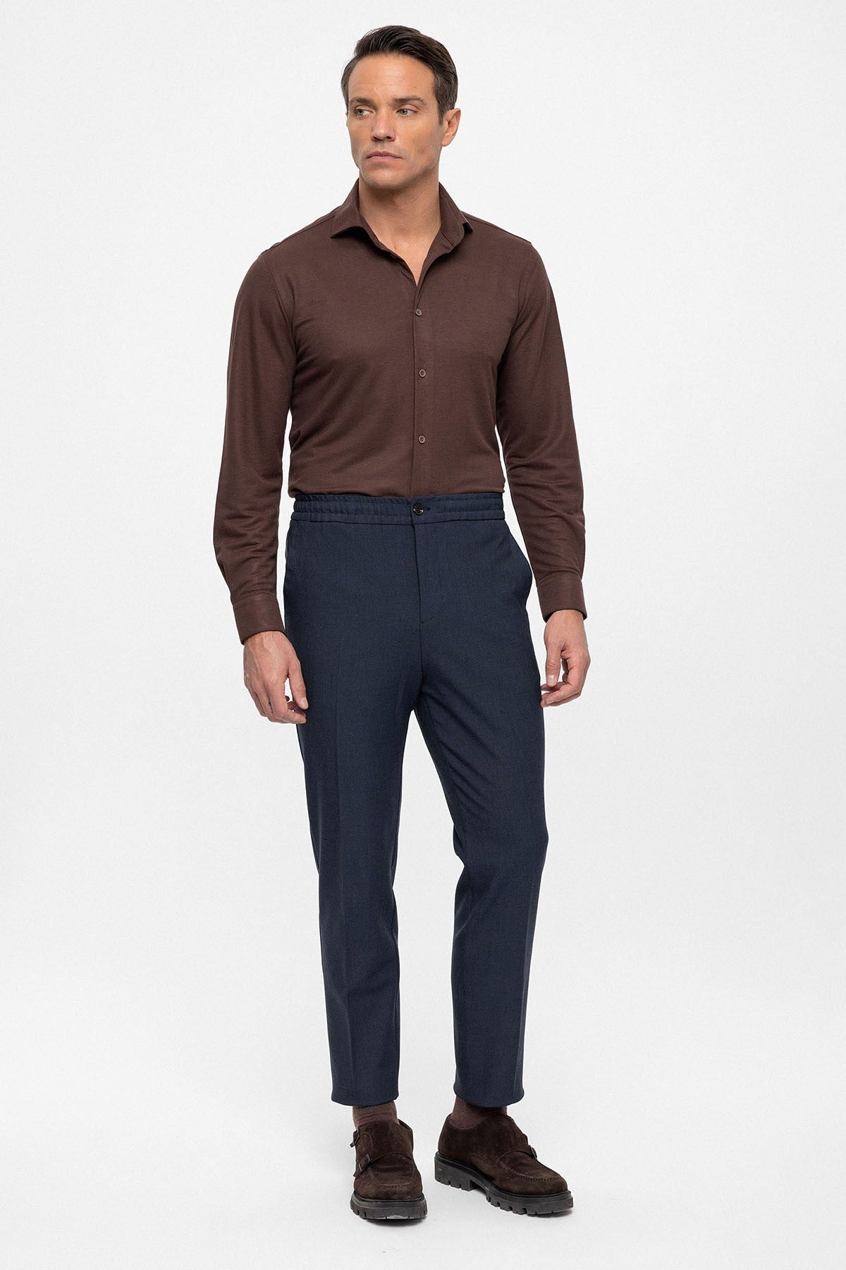 Antioch Beli Lastikli Regular Fit Erkek Pantolon