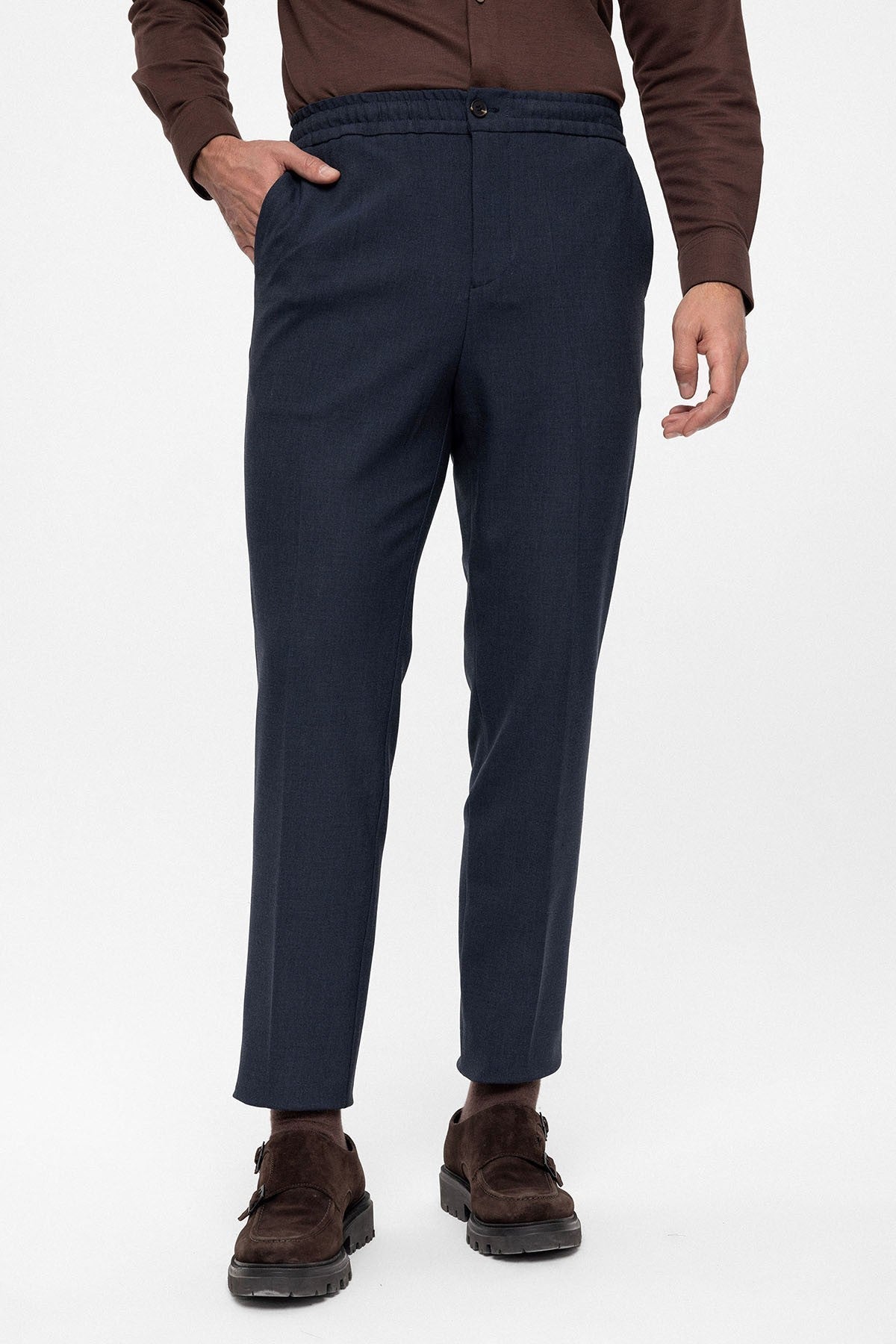 Antioch Beli Lastikli Regular Fit Erkek Pantolon