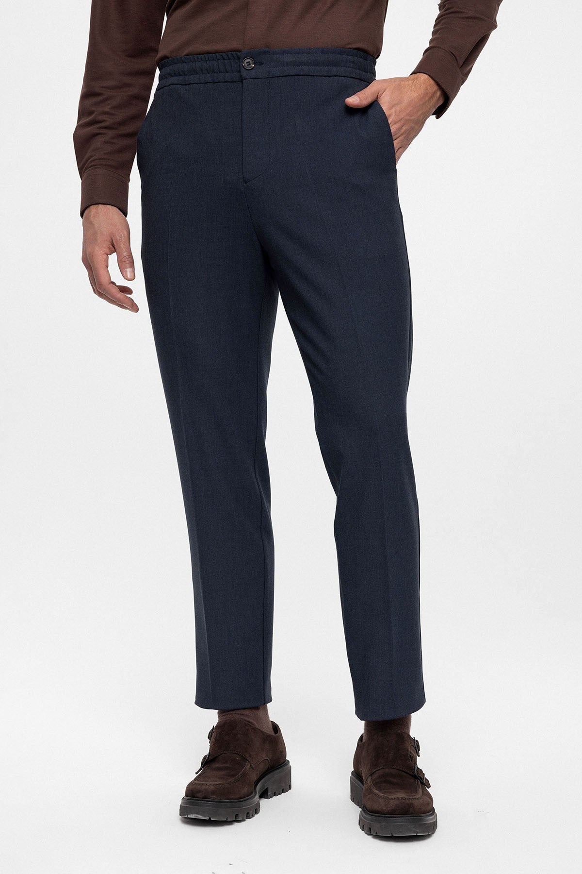 Antioch Beli Lastikli Regular Fit Erkek Pantolon