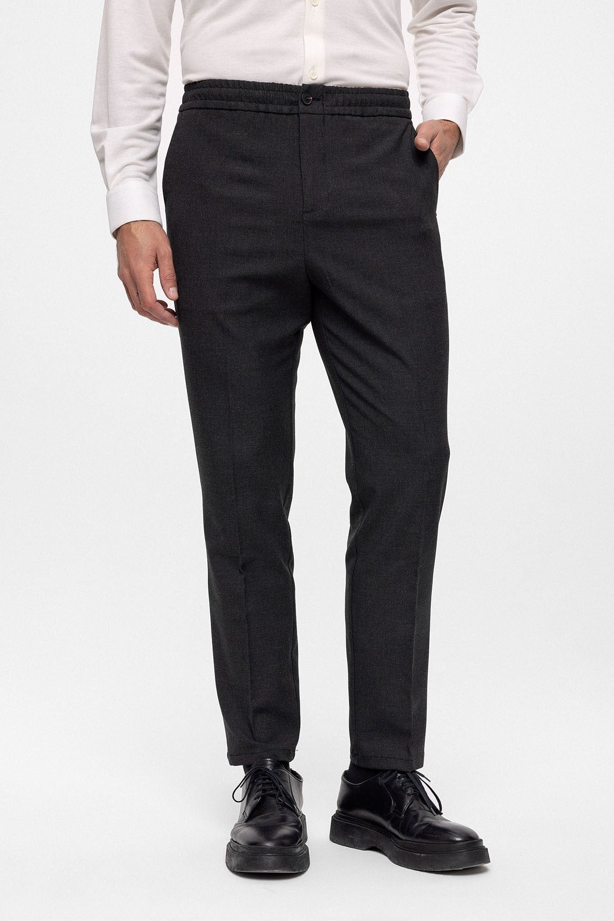 Antioch Beli Lastikli Regular Fit Erkek Pantolon