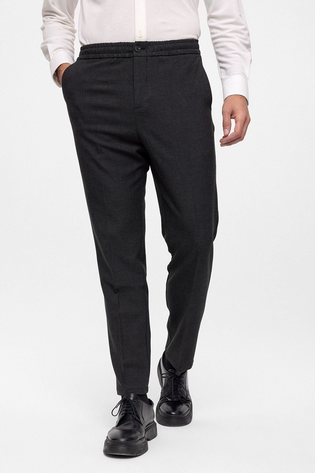 Antioch Beli Lastikli Regular Fit Erkek Pantolon
