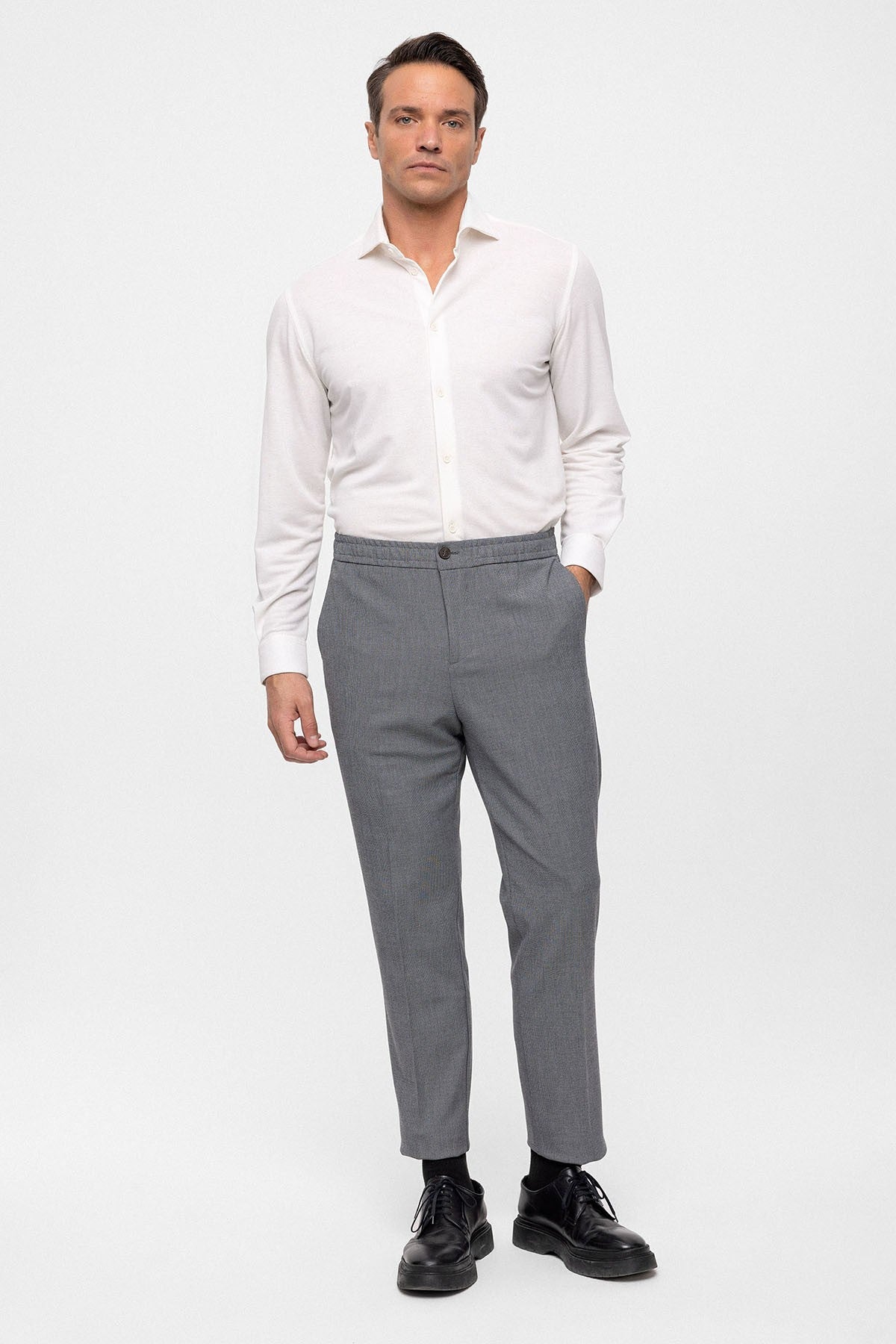 Antioch Beli Lastikli Regular Fit Erkek Pantolon