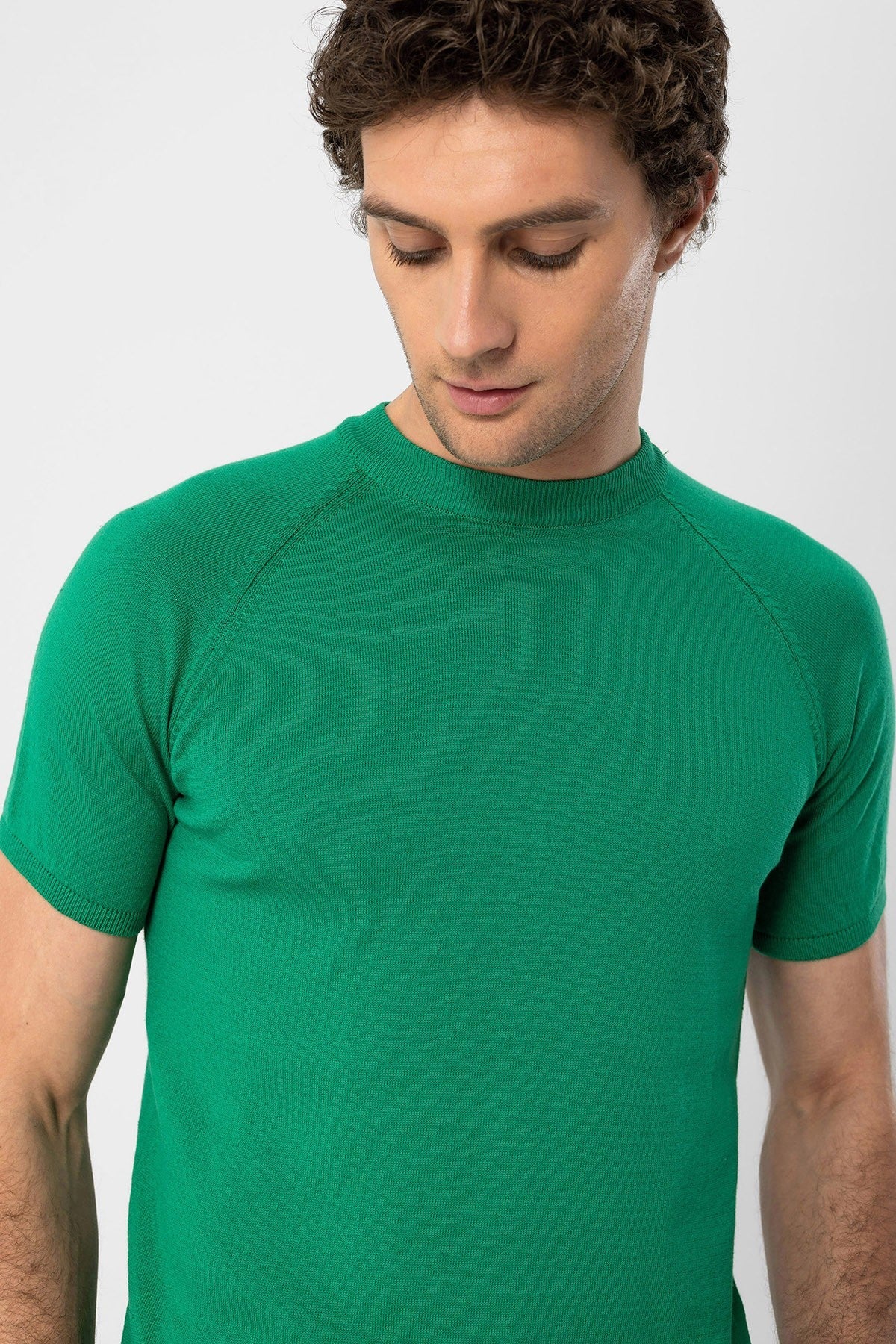 Antioch Bisiklet Yaka Slim Fit Erkek Triko T-Shirt