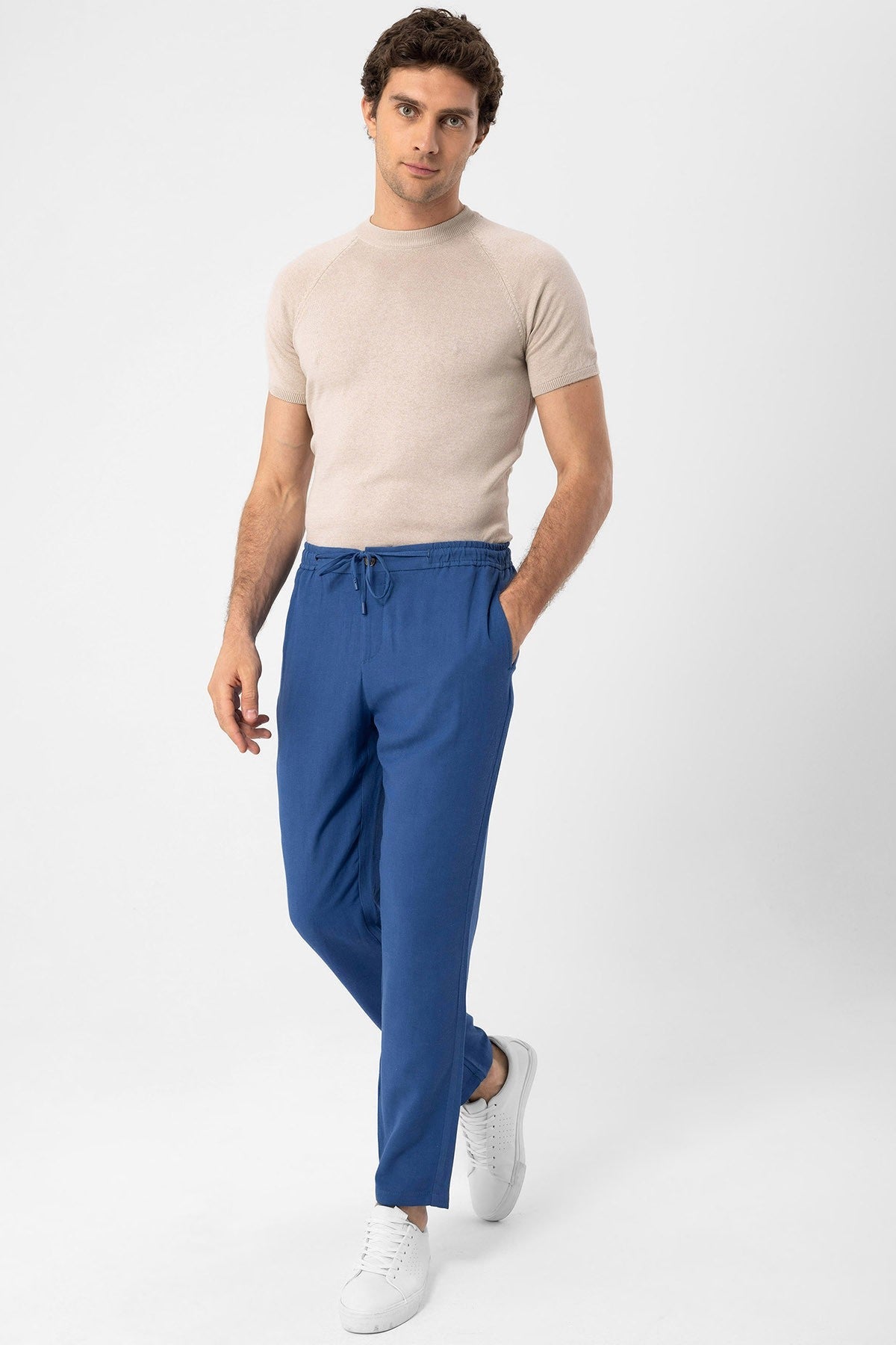 Antioch Bisiklet Yaka Slim Fit Erkek Triko T-Shirt