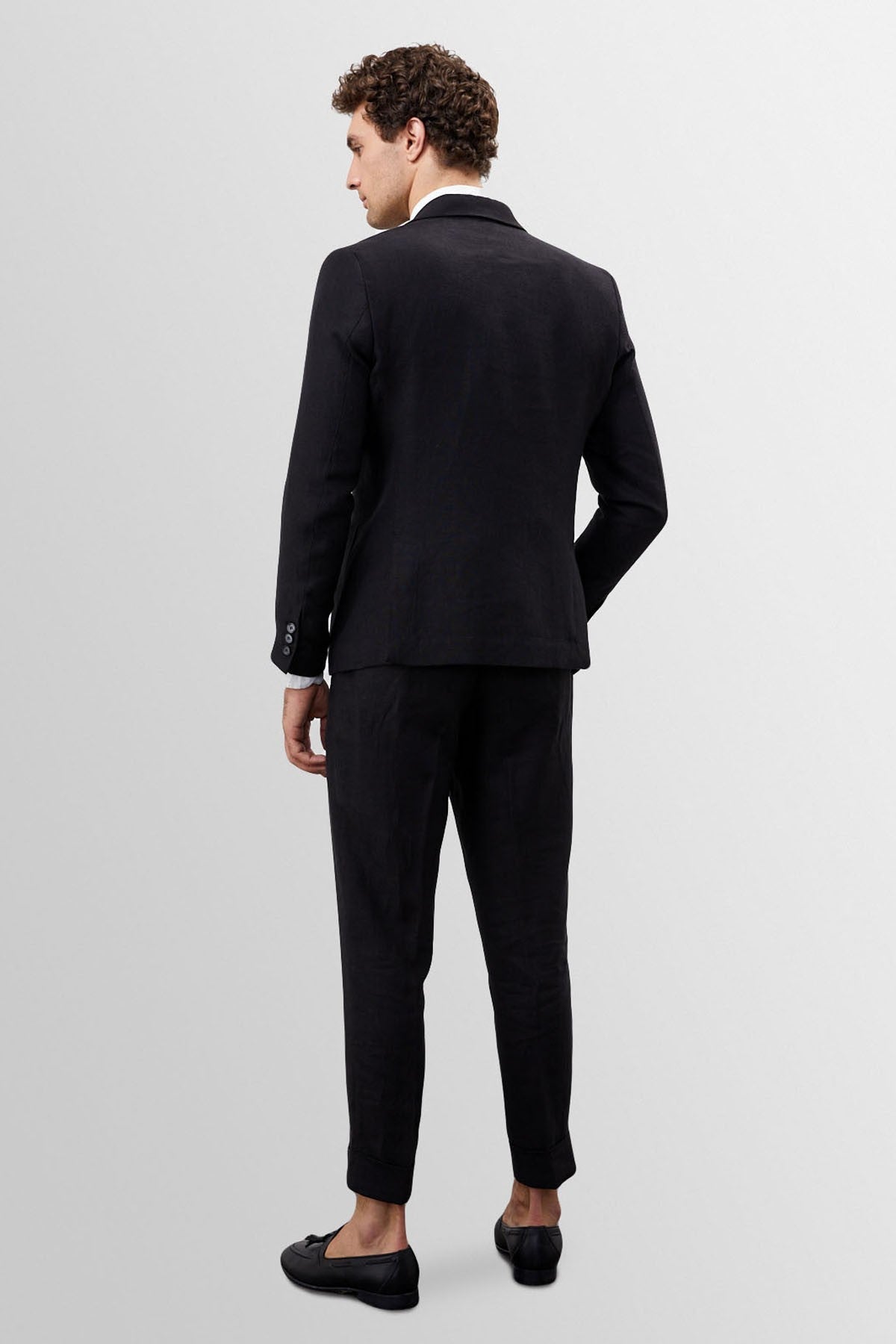Antioch %100 Keten Erkek Blazer Ceket