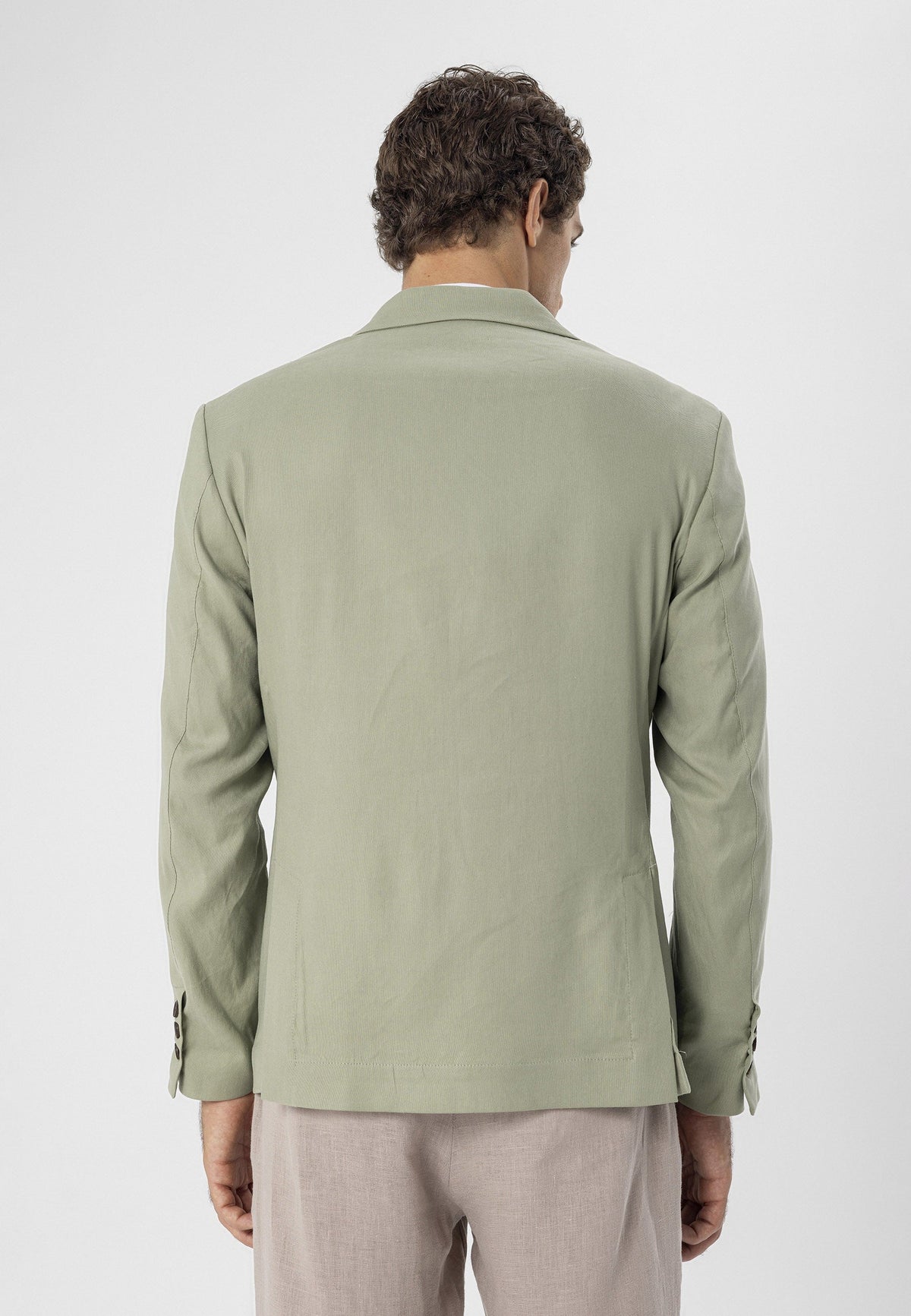 Antioch %100 Keten Erkek Blazer Ceket