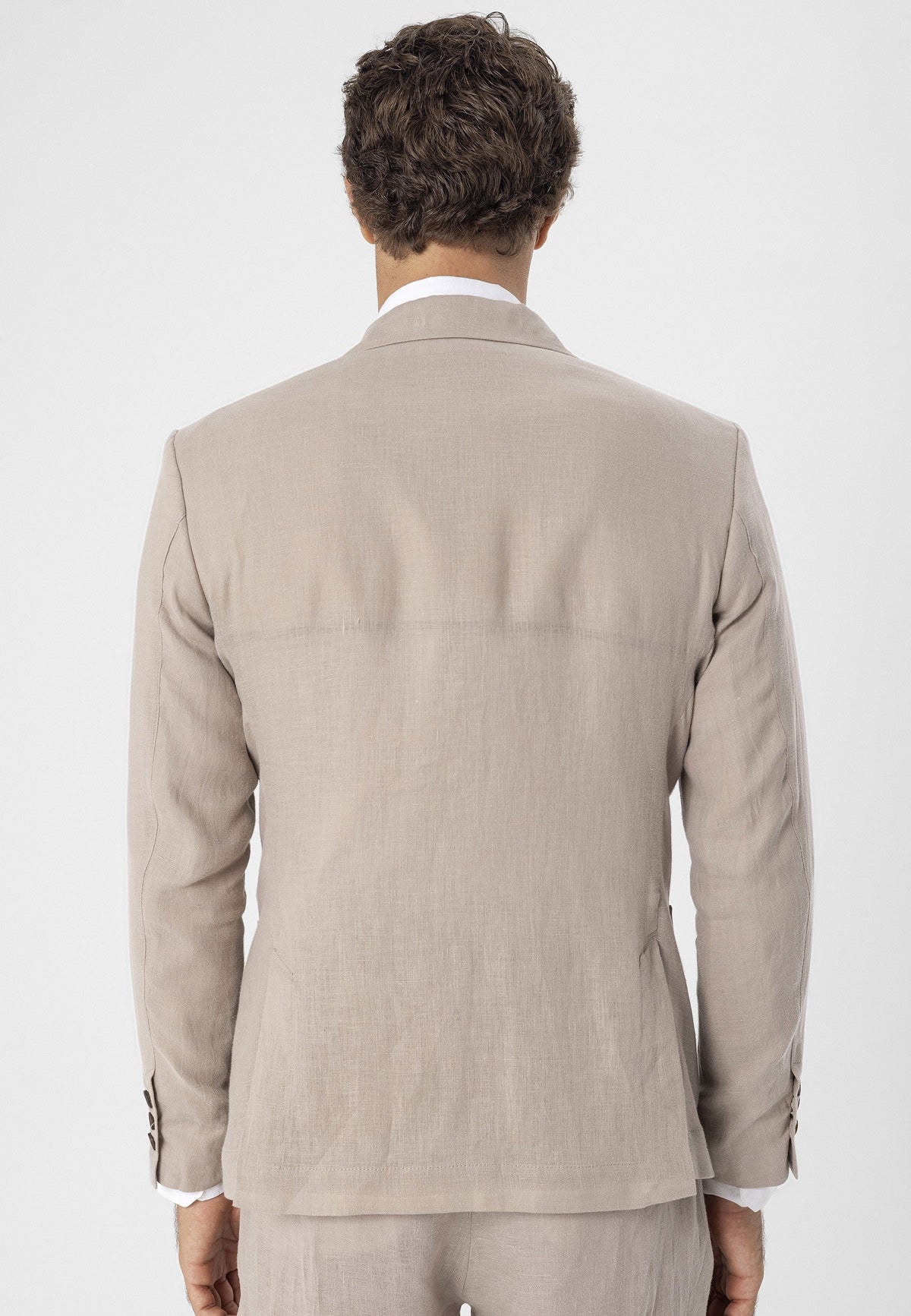 Antioch %100 Keten Erkek Blazer Ceket