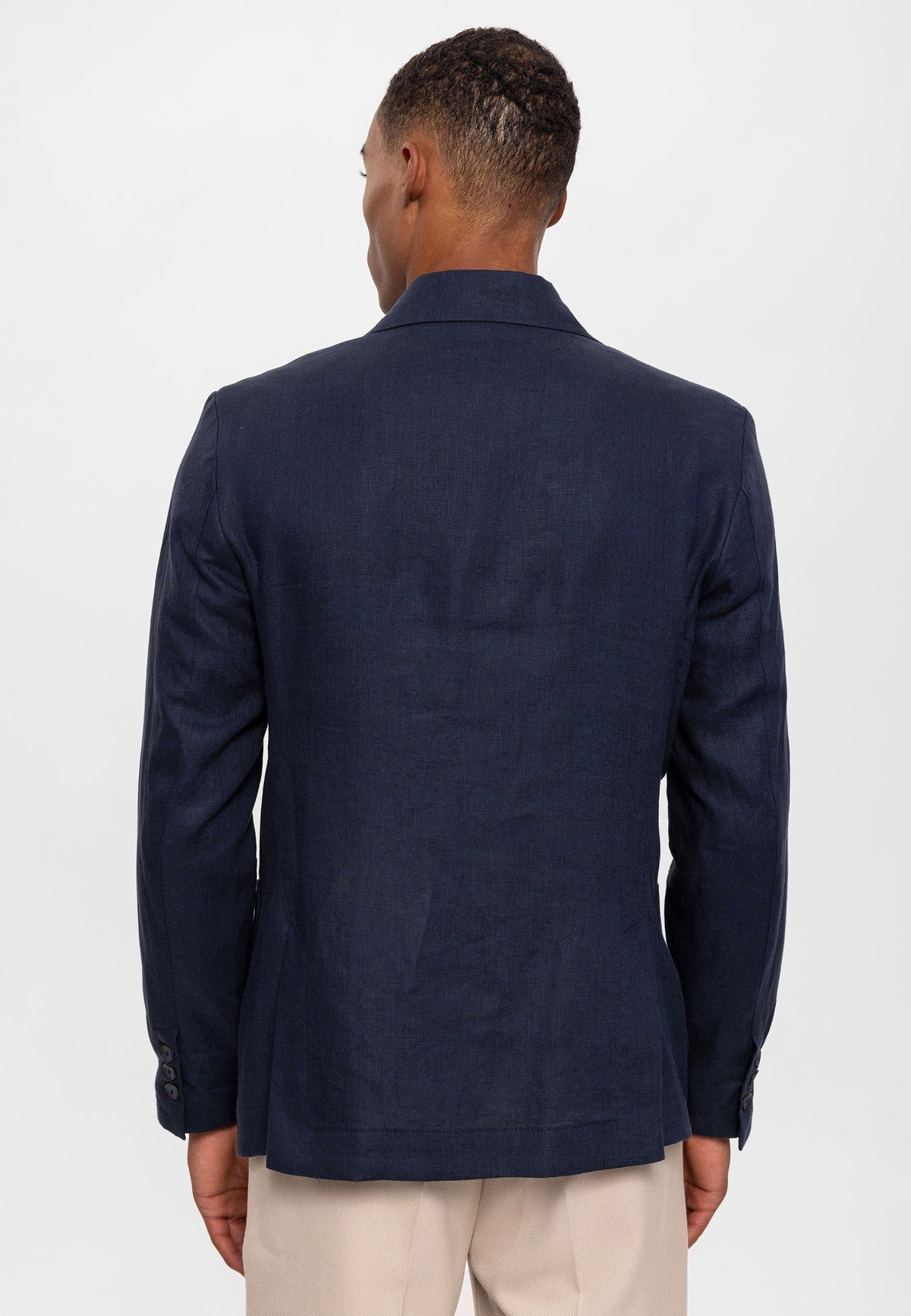 Antioch %100 Keten Erkek Blazer Ceket