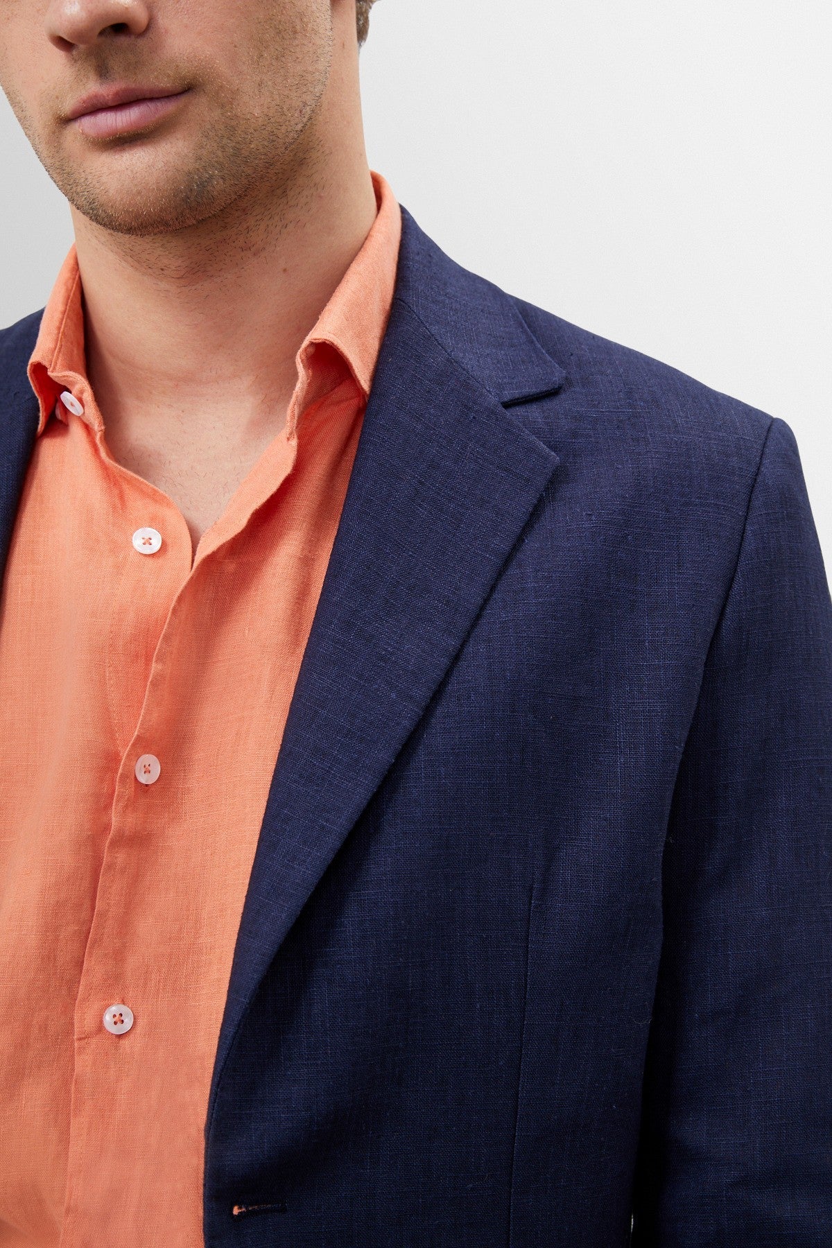 Antioch %100 Keten Erkek Blazer Ceket