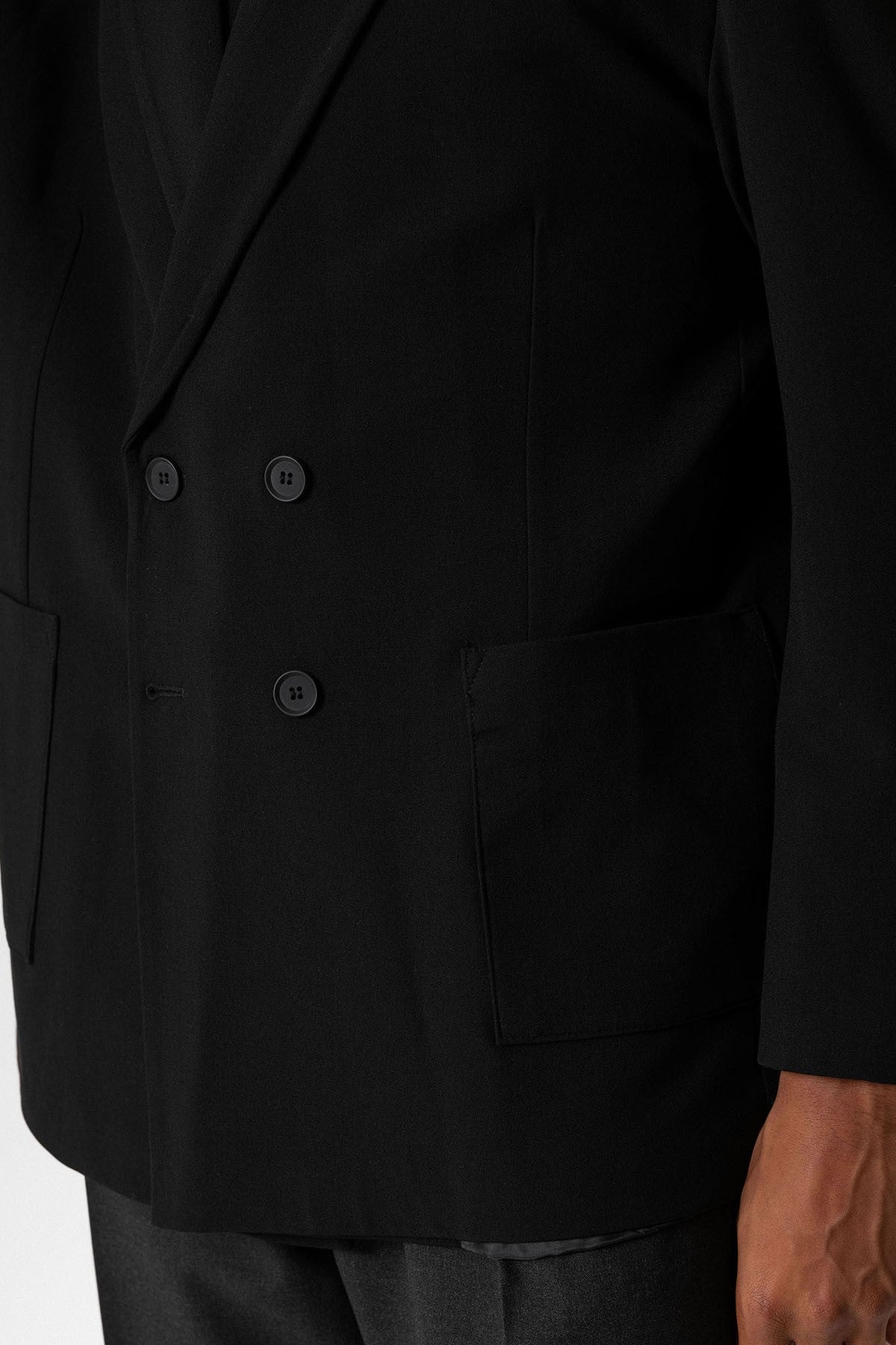 Antioch Torba Cepli Kruvaze Erkek Blazer Ceket