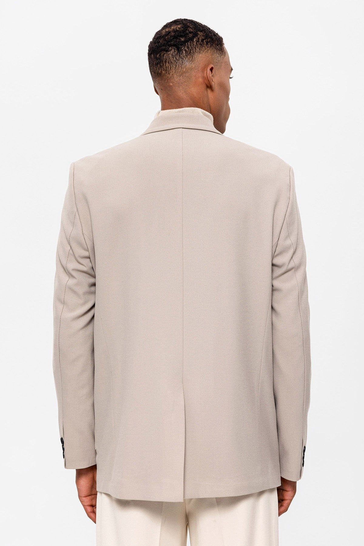 Antioch Torba Cepli Kruvaze Erkek Blazer Ceket