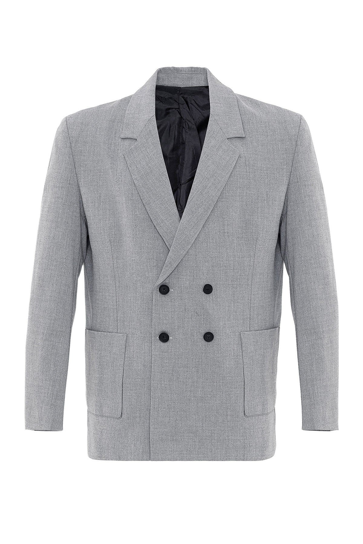 Antioch Torba Cepli Kruvaze Erkek Blazer Ceket