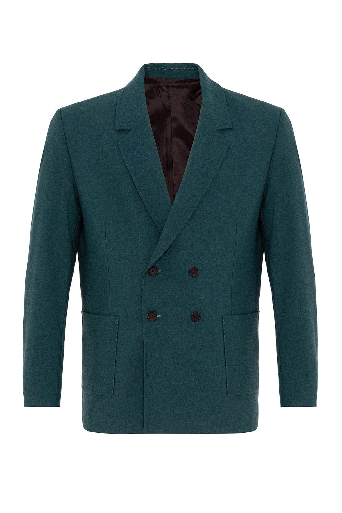 Antioch Torba Cepli Kruvaze Erkek Blazer Ceket