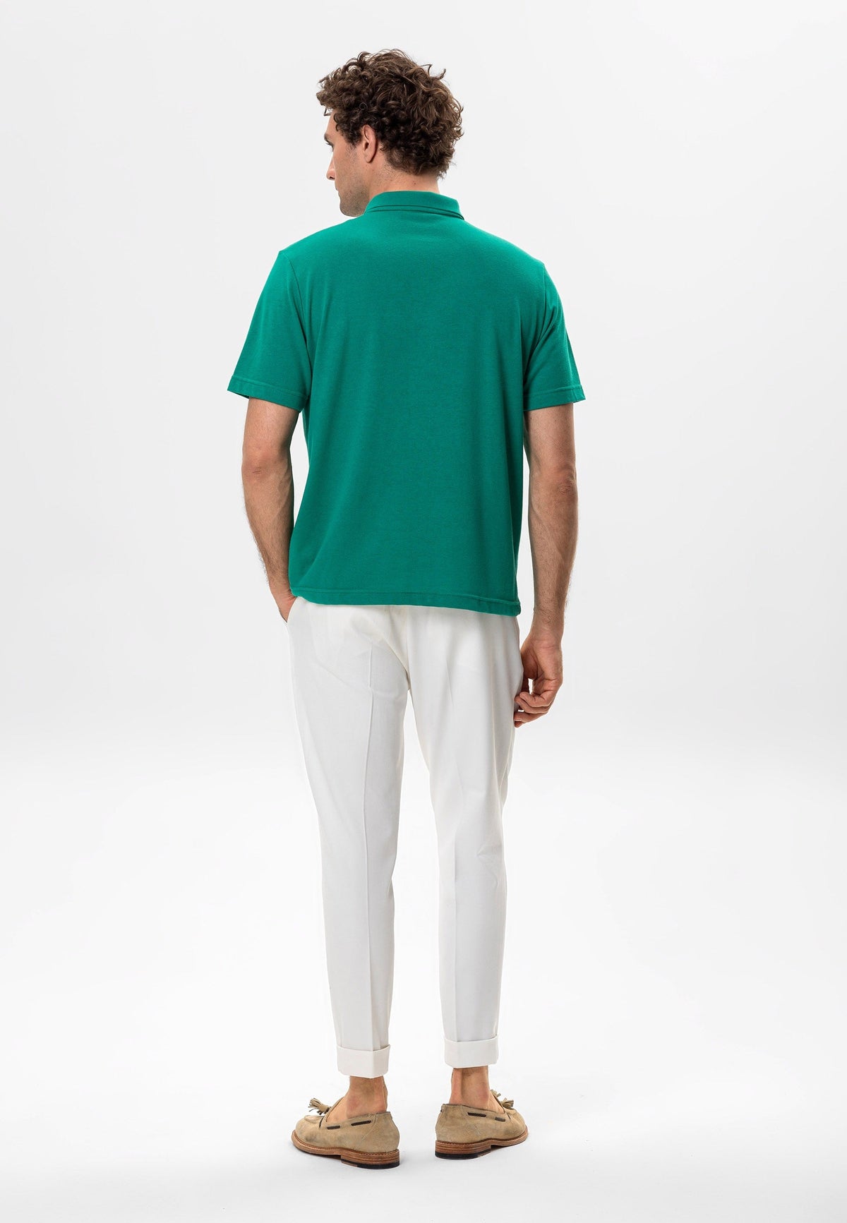 Antioch Polo Yaka Fermuarlı Erkek T-Shirt