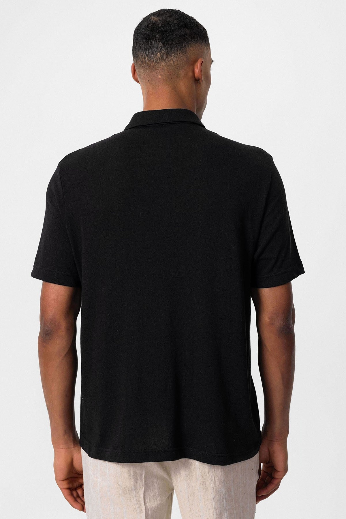 Antioch Polo Yaka Fermuarlı Erkek T-Shirt
