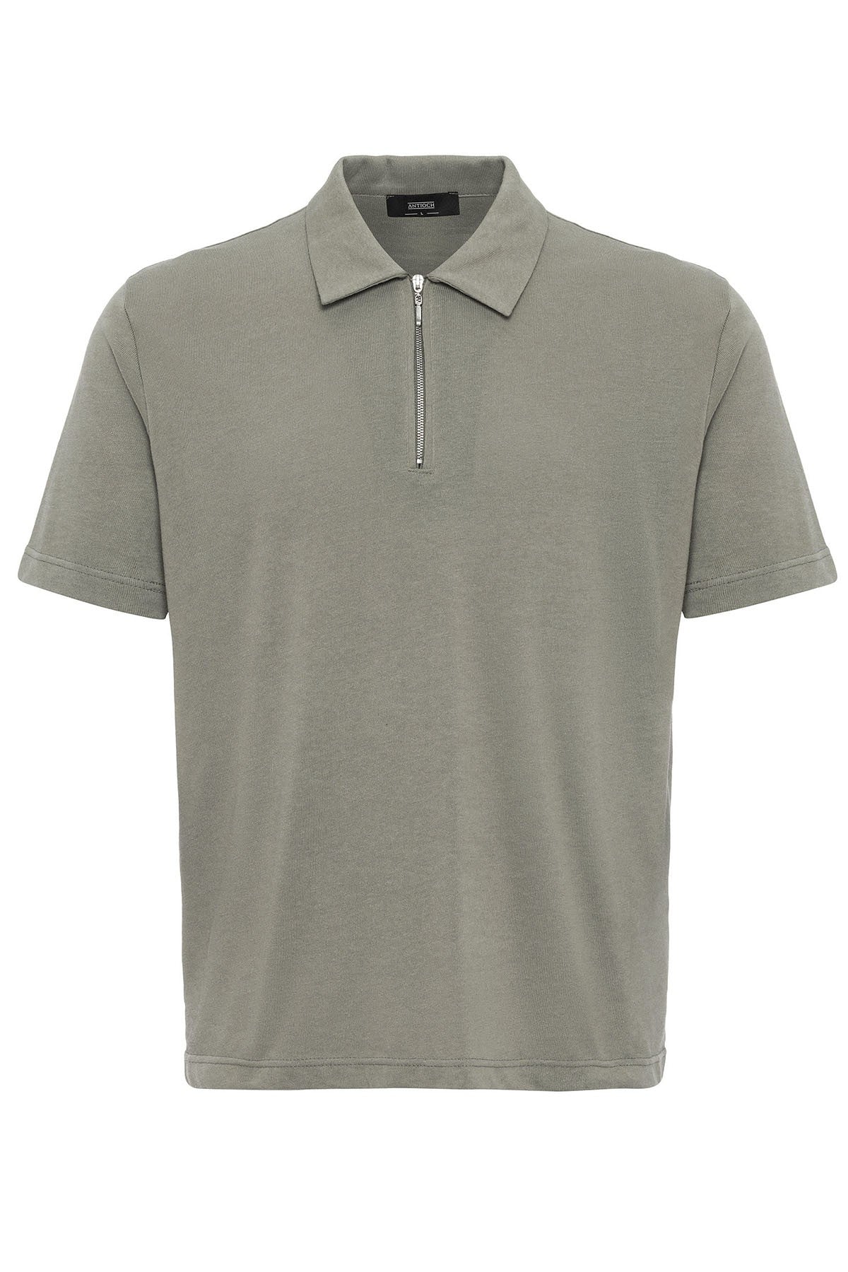 Antioch Polo Yaka Fermuarlı Erkek T-Shirt
