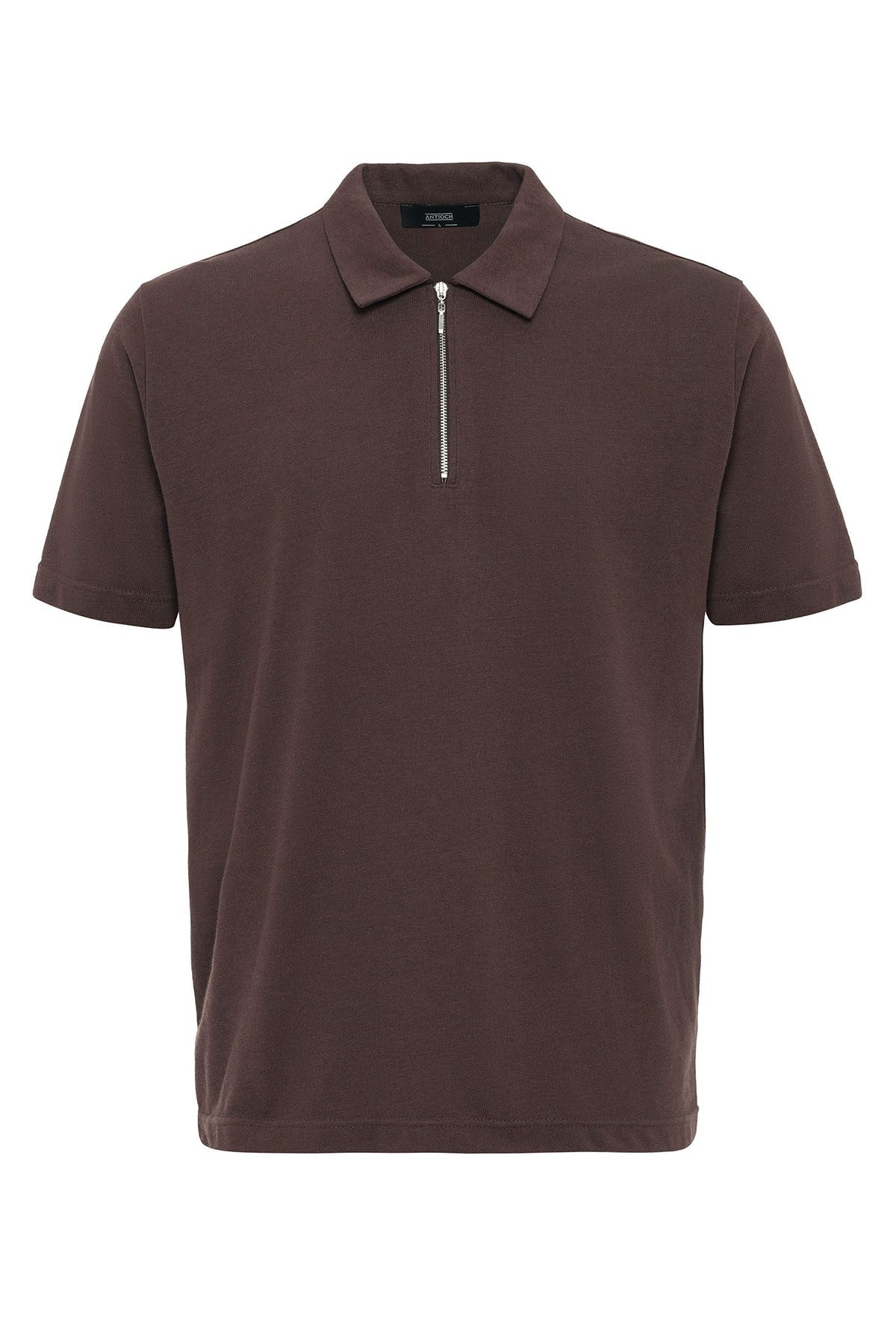 Antioch Polo Yaka Fermuarlı Erkek T-Shirt