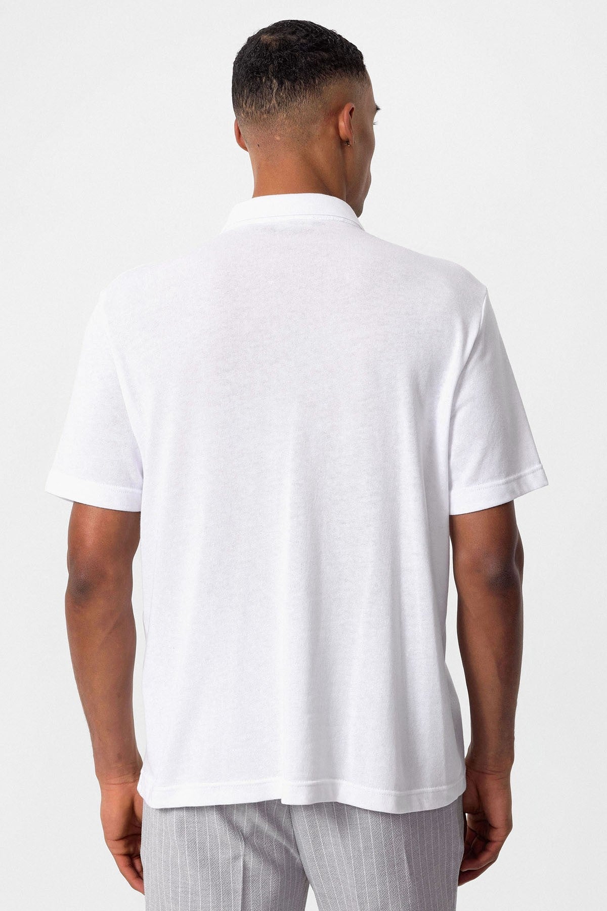 Antioch Polo Yaka Fermuarlı Erkek T-Shirt