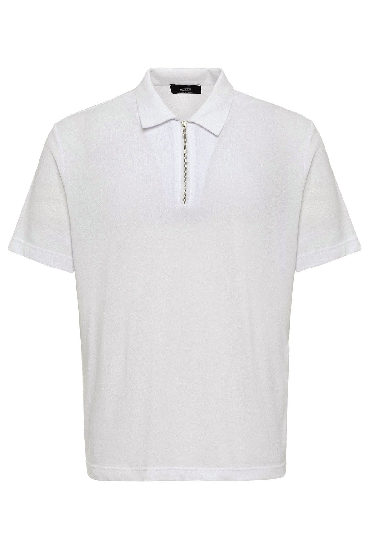 Antioch Polo Yaka Fermuarlı Erkek T-Shirt