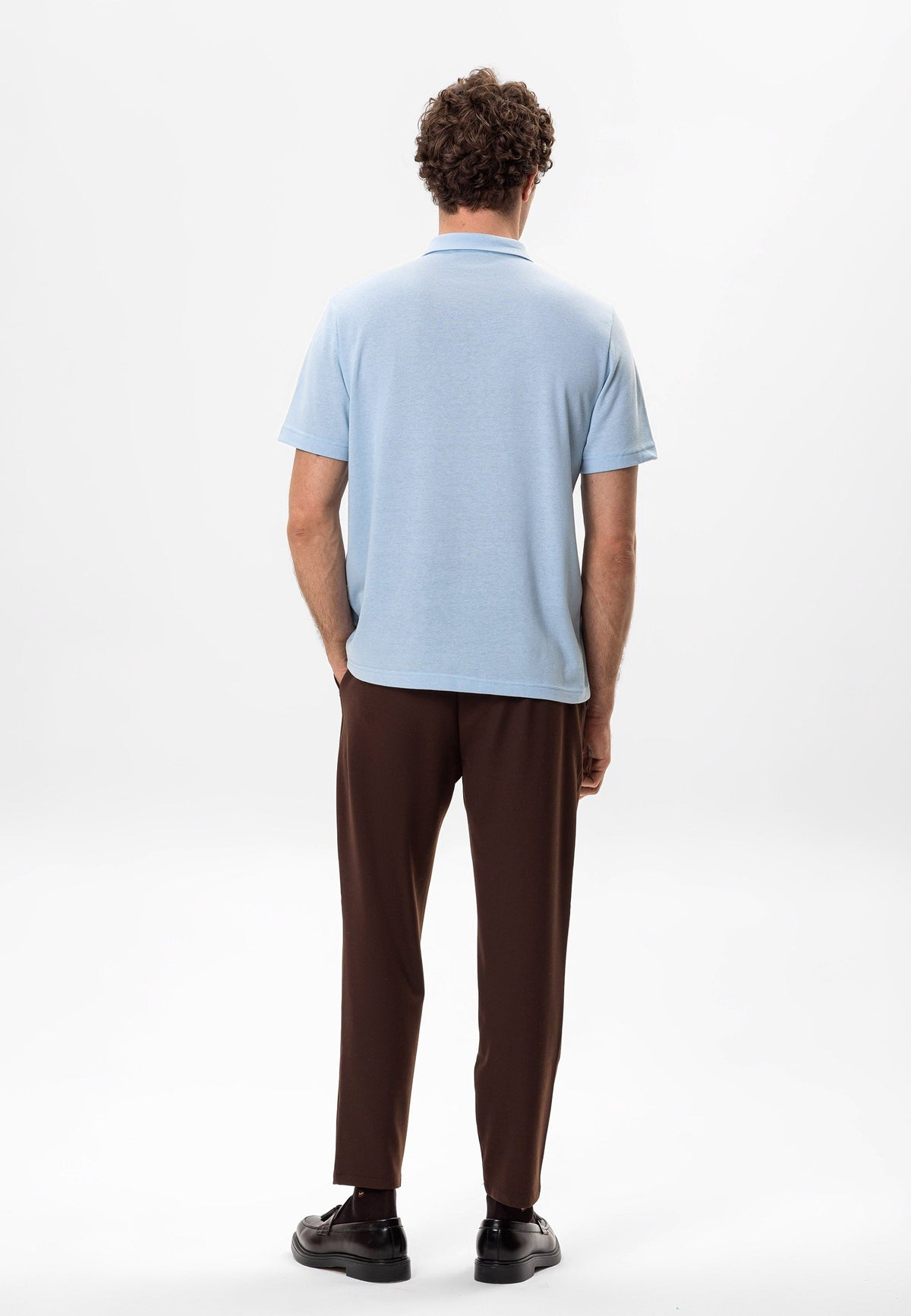 Antioch Polo Yaka Fermuarlı Erkek T-Shirt