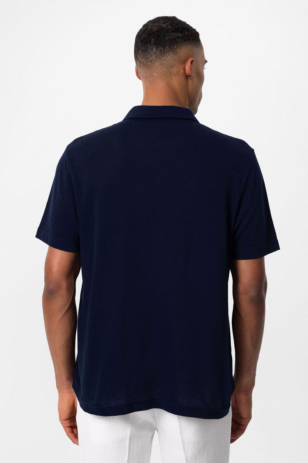 Antioch Polo Yaka Fermuarlı Erkek T-Shirt