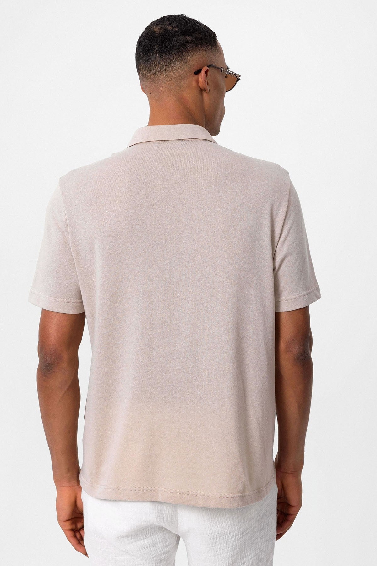 Antioch Polo Yaka Fermuarlı Erkek T-Shirt